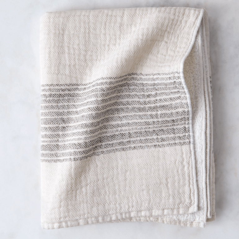 Morihata Bath Towels Bath Double-Sided Towels Striped