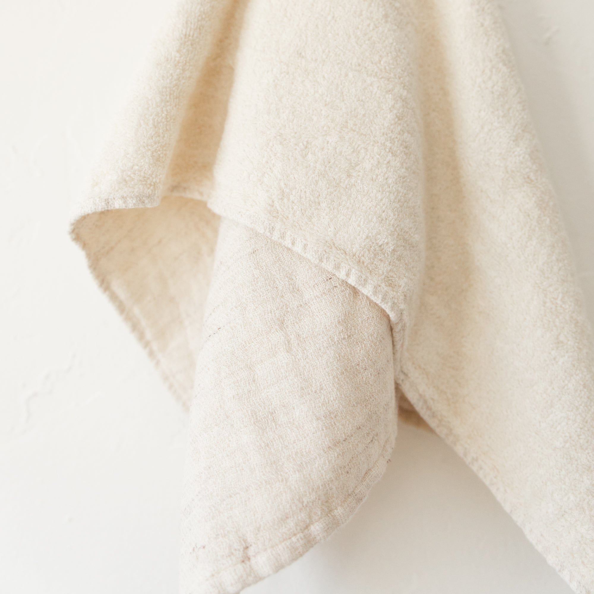 Morihata Bath Towels Double-Sided Towels in Almond