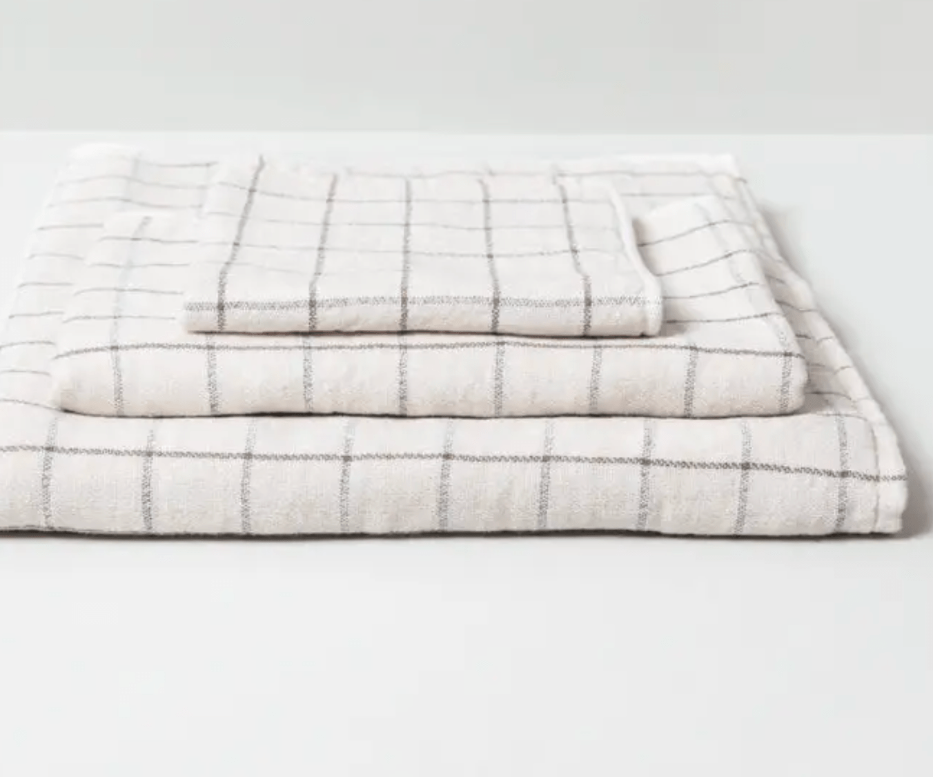 Morihata Bath Towels Grid / Bath Towel 23.5" L x 47.2" W Double-Sided Towels