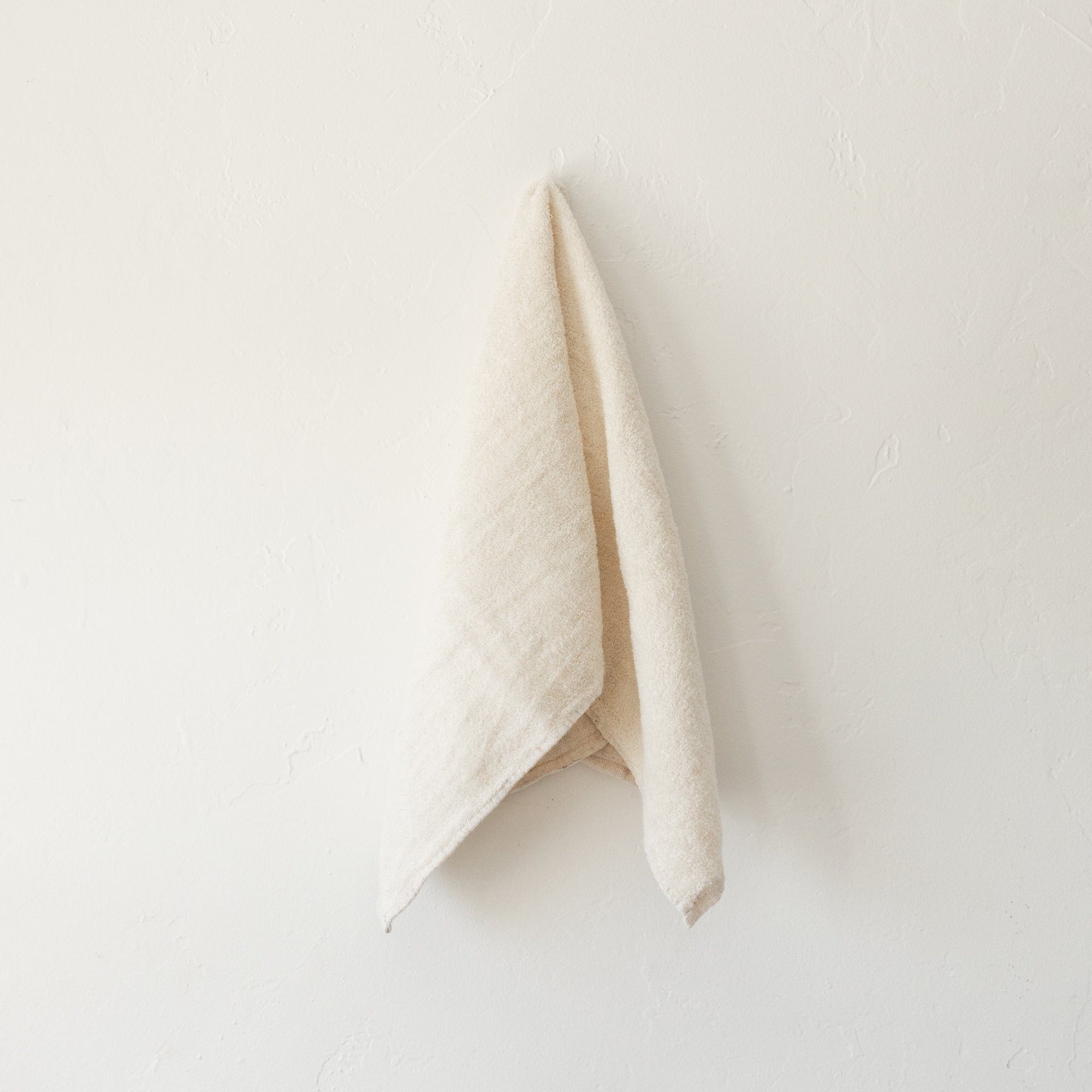 Morihata Bath Towels Hand Towel 12.5" L x 32.2" W / Almond Double-Sided Towels