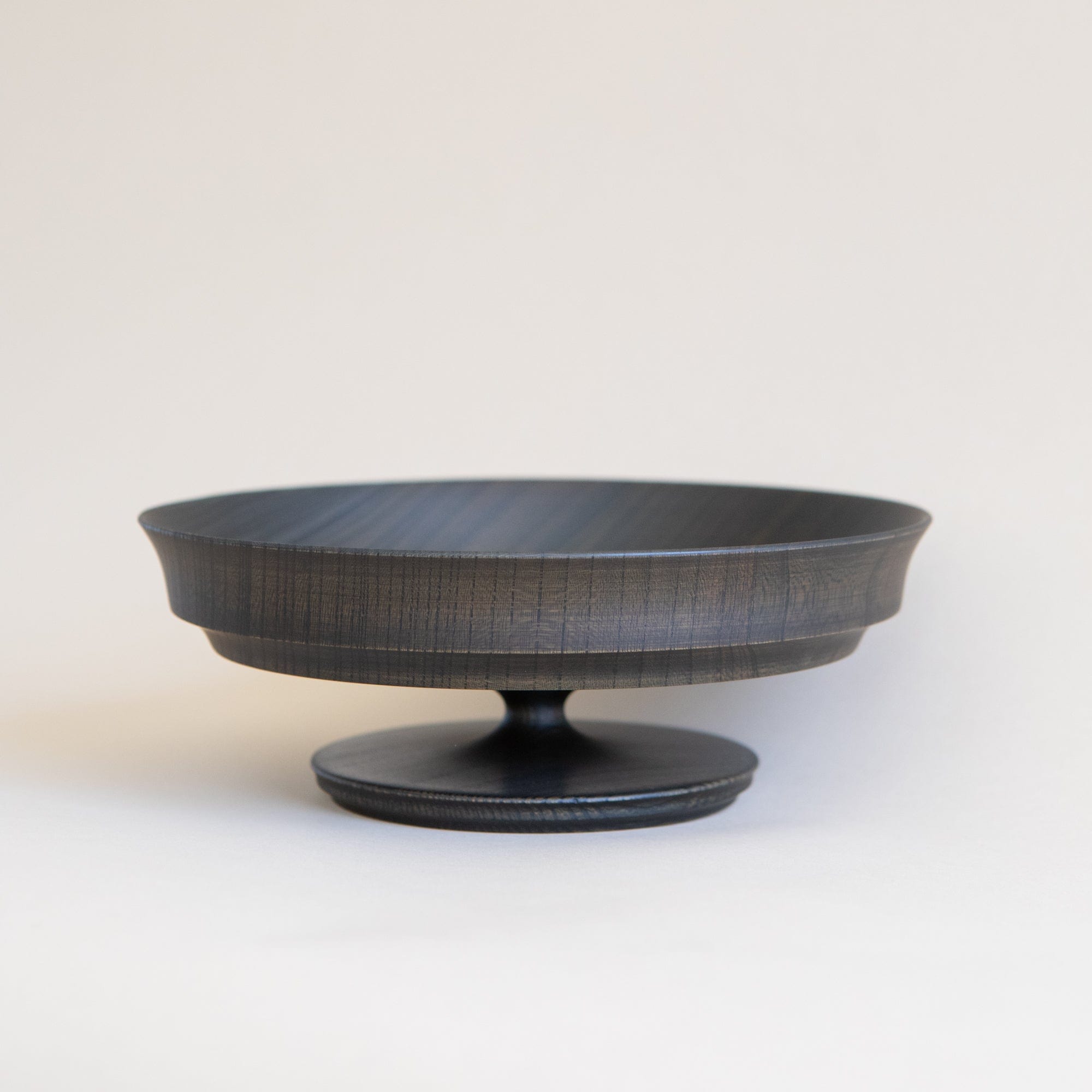 Morihata Trays + Catchalls Large Sinafu Pedestal Bowl in Black