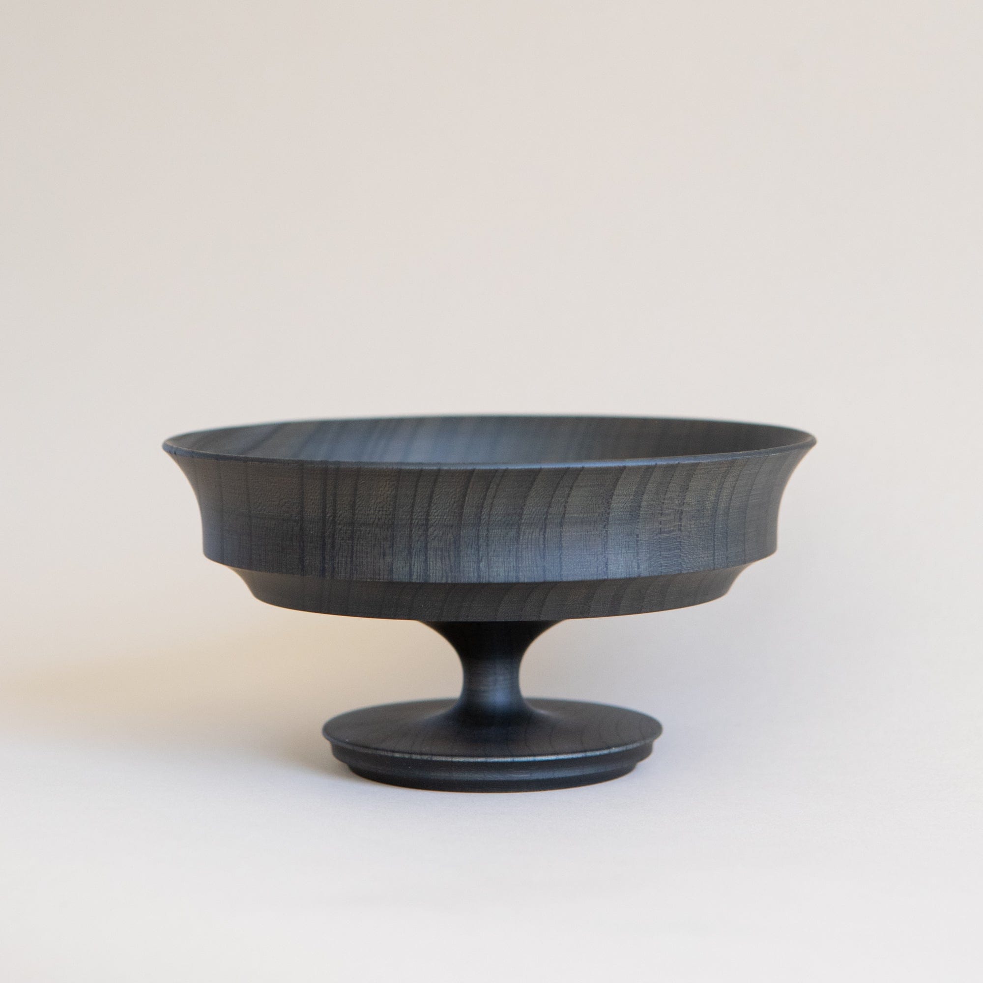 Morihata Trays + Catchalls Medium Sinafu Pedestal Bowl in Black