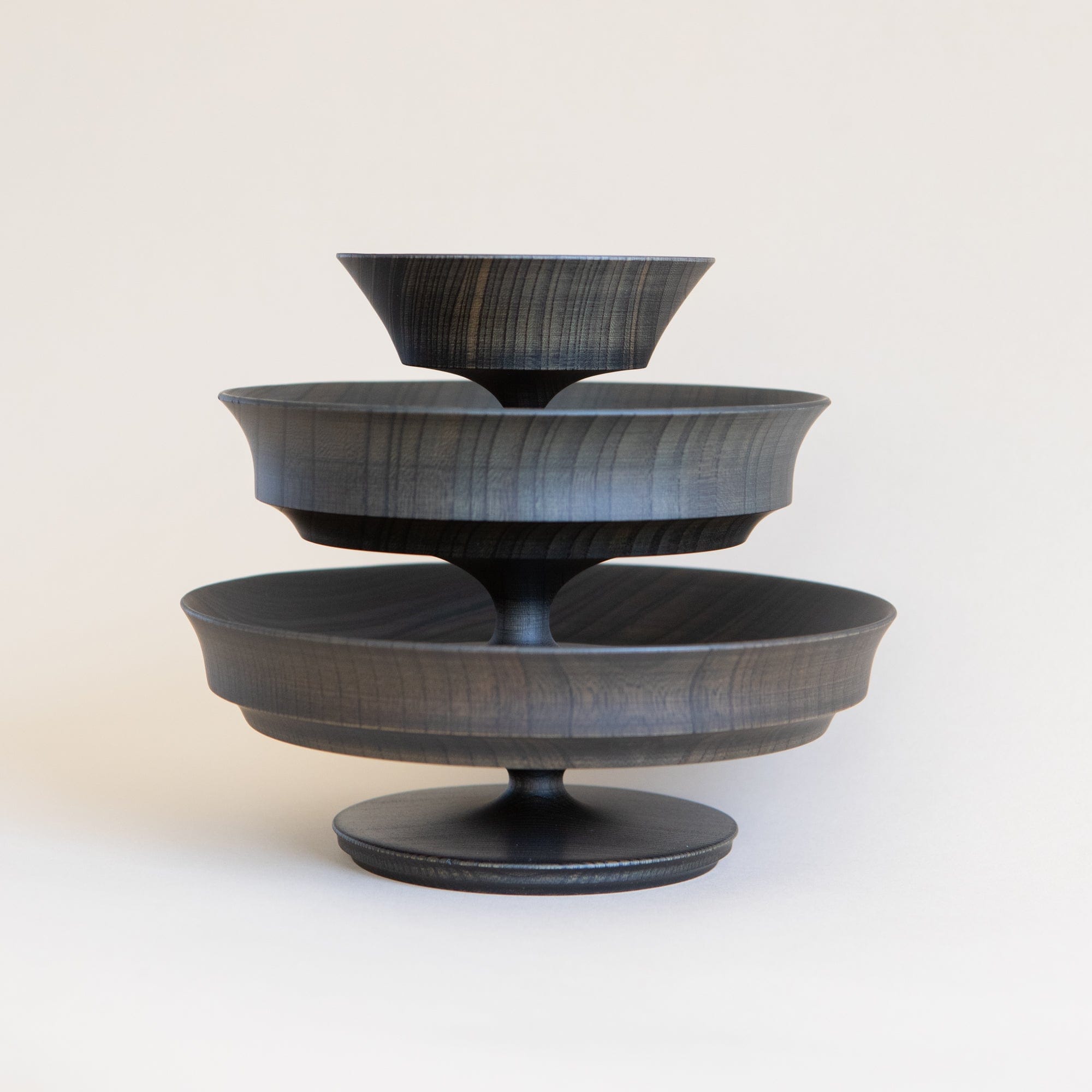 Morihata Trays + Catchalls Sinafu Pedestal Bowl in Black