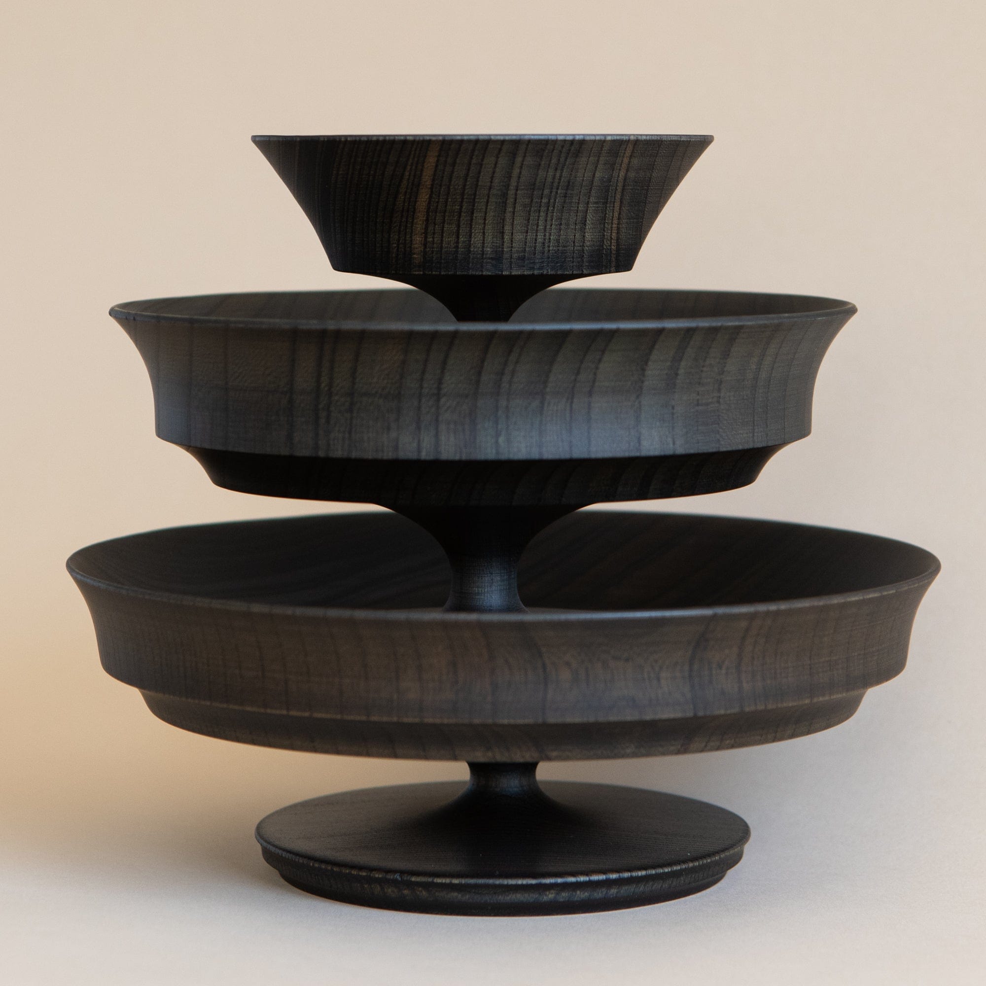 Morihata Trays + Catchalls Sinafu Pedestal Bowl in Black