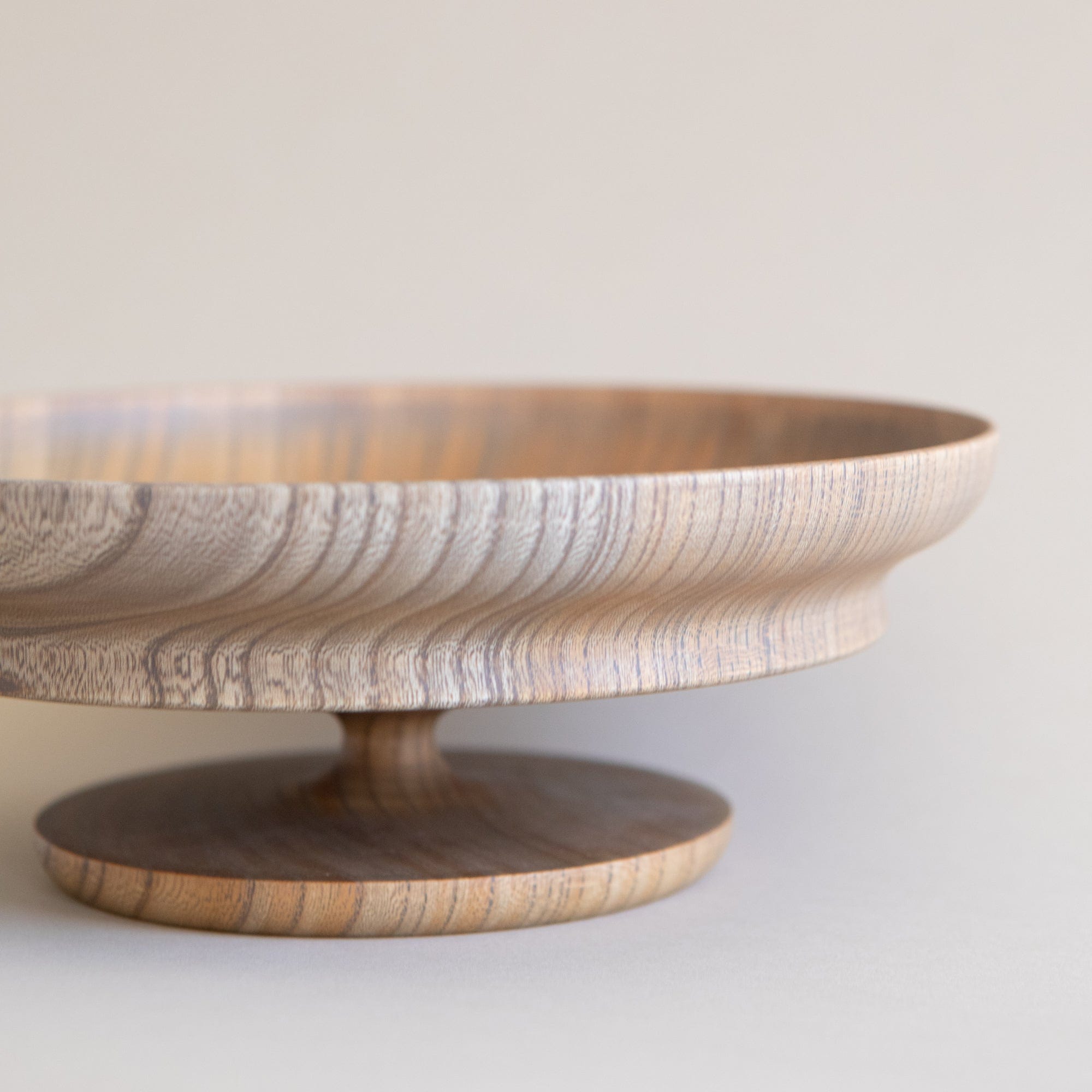 Morihata Trays + Catchalls Sinafu Pedestal Bowl in Smoky Grey