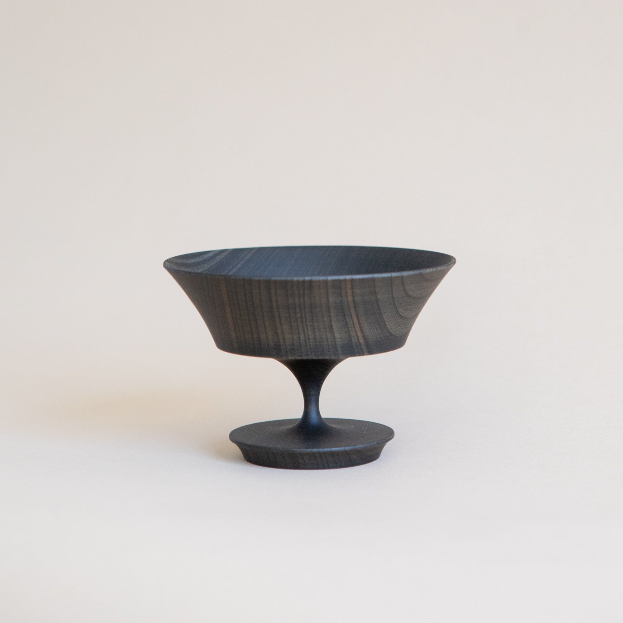 Morihata Trays + Catchalls Small Sinafu Pedestal Bowl in Black