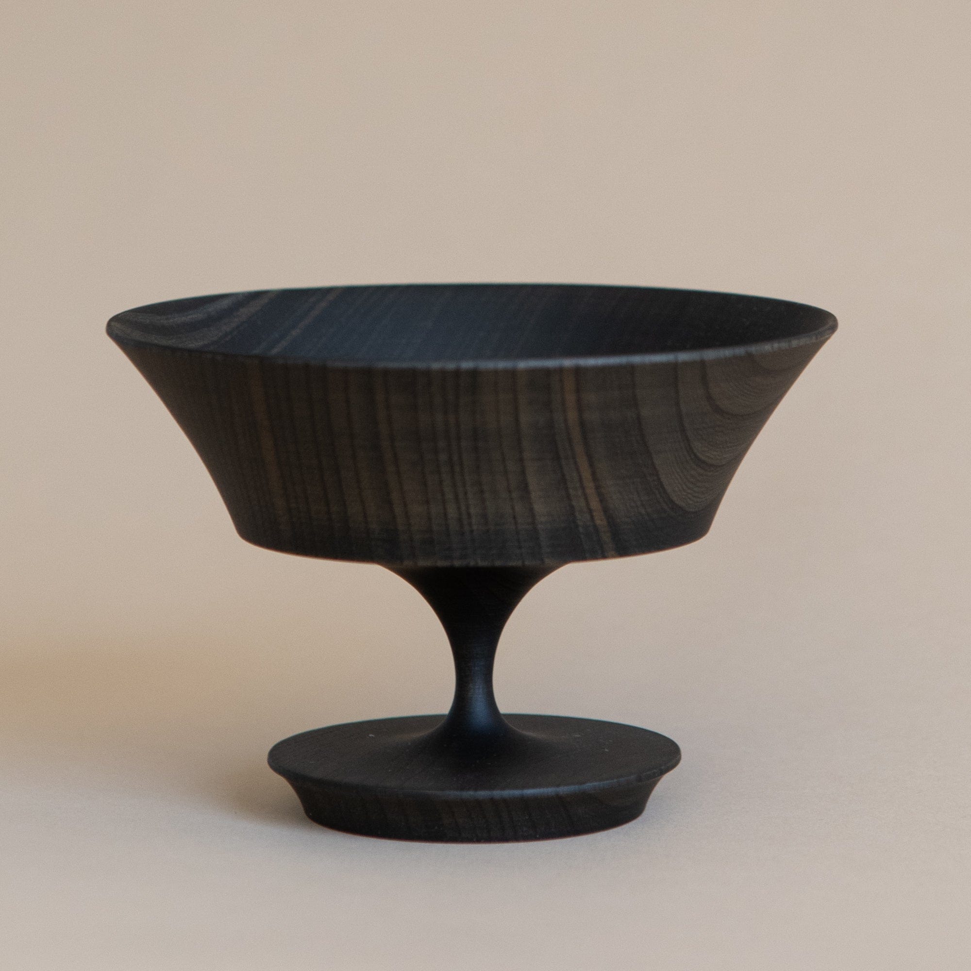 Morihata Trays + Catchalls Small Sinafu Pedestal Bowl in Black