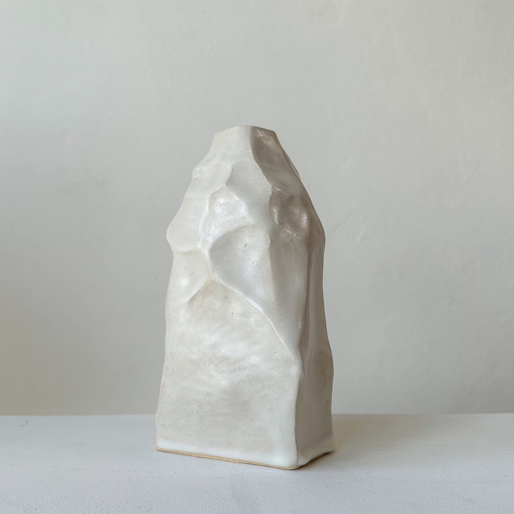 Nedda Atassi Statement Textured Rock Vase