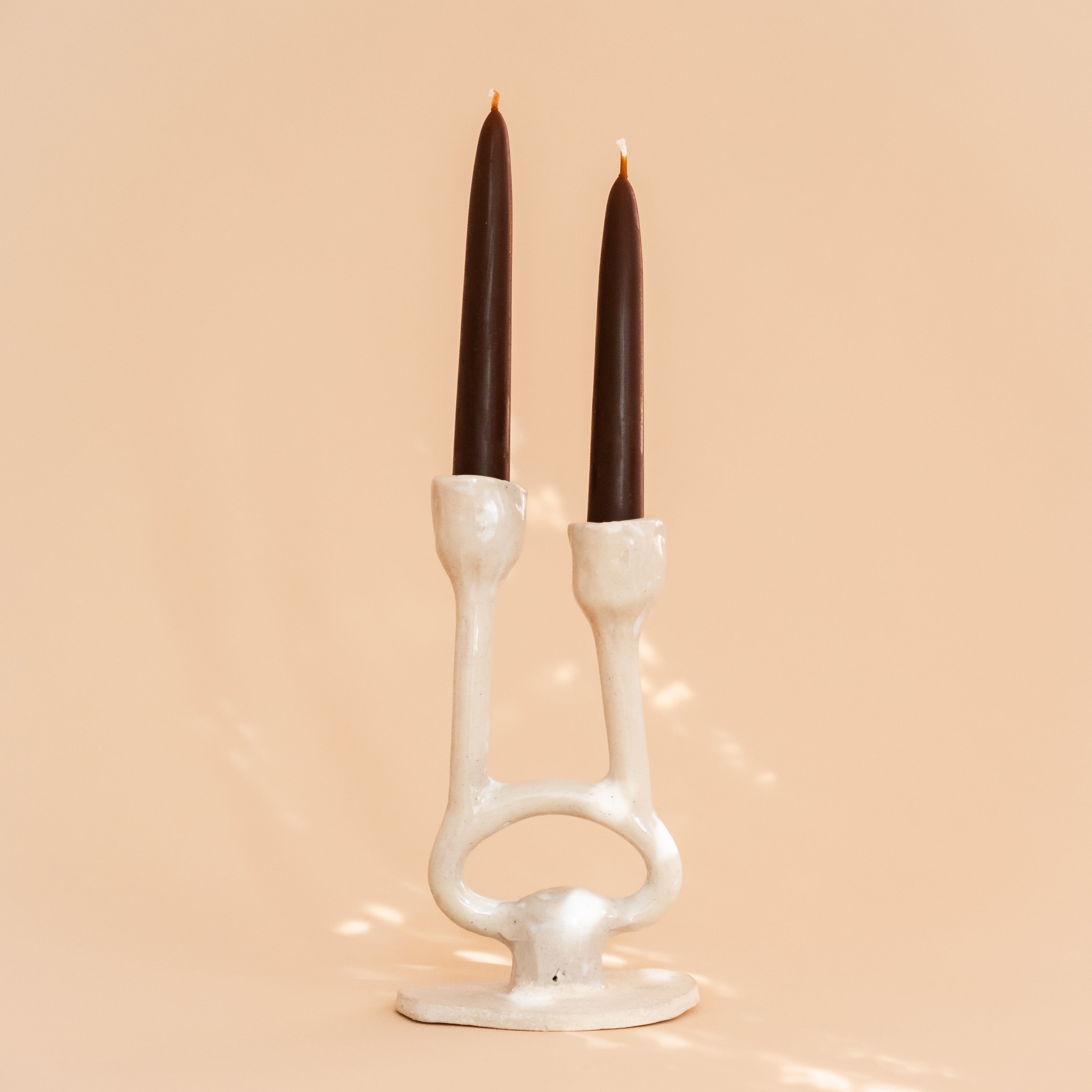 Nina Luna Studio Candle Holders Ceramic Candelabra