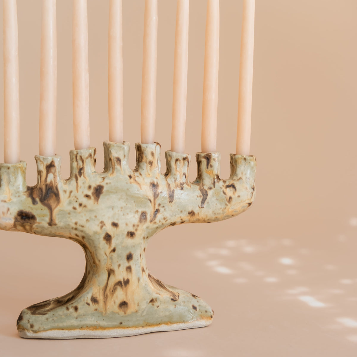 Nina Luna Studio Candle Holders Ceramic Menorah