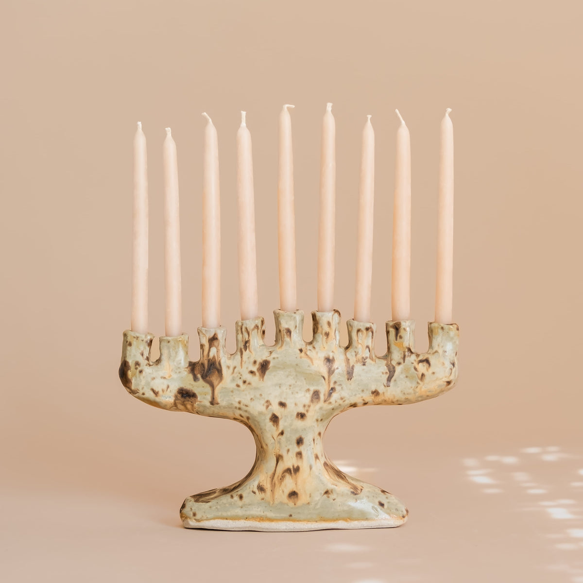 Nina Luna Studio Candle Holders Ceramic Menorah
