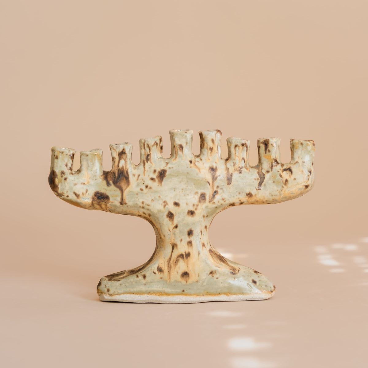 Nina Luna Studio Candle Holders Ceramic Menorah