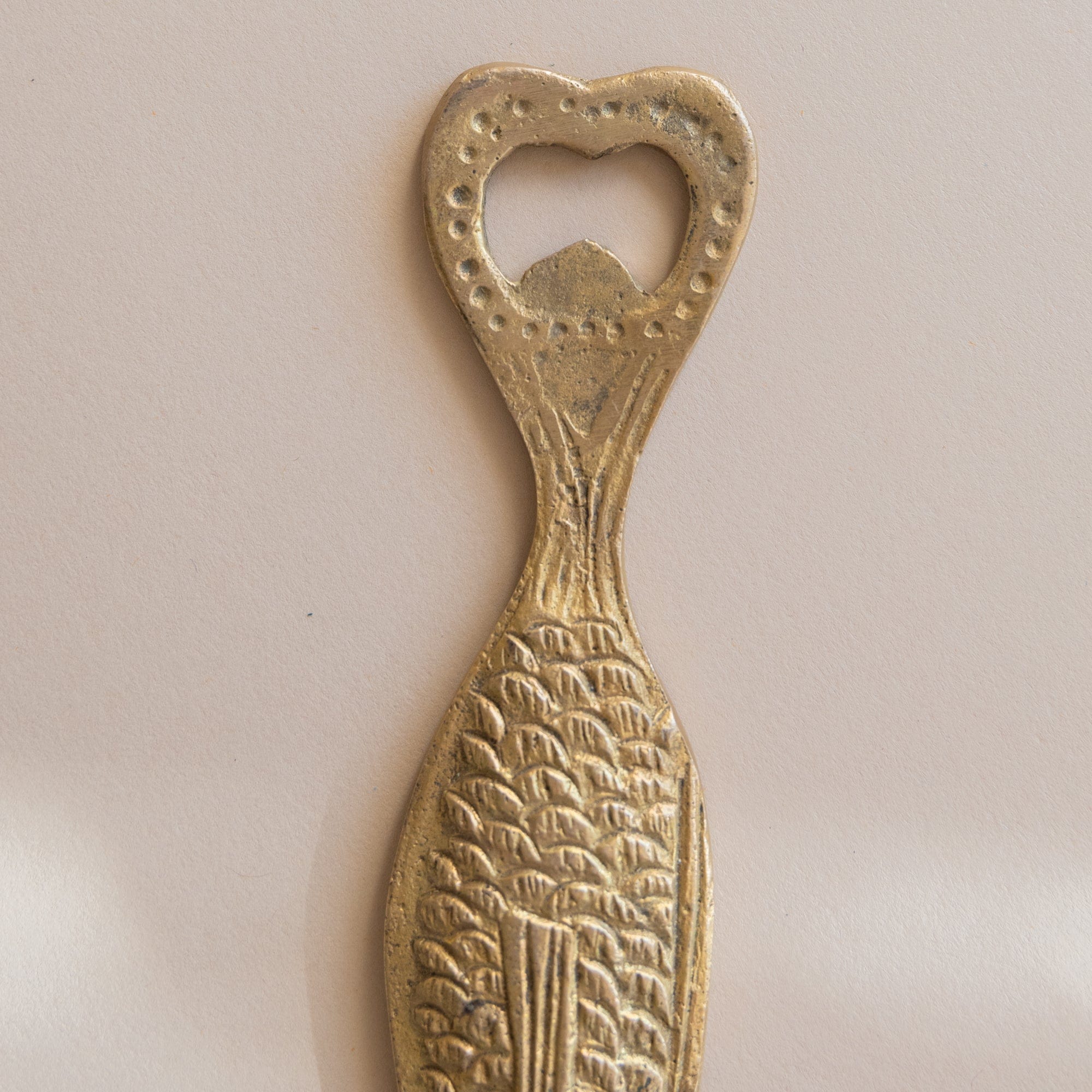 Ok-International Barware Brass Fish Bottle Opener