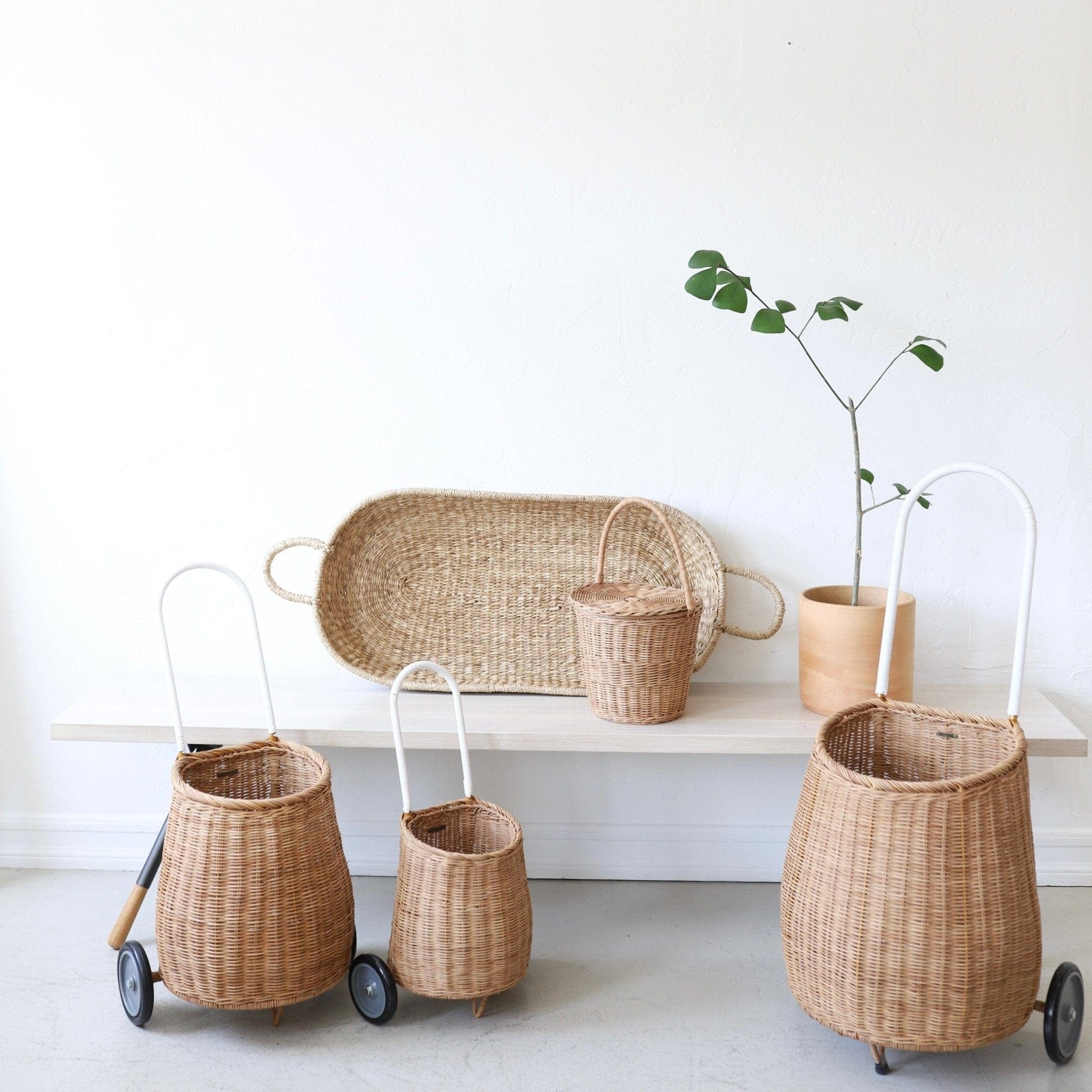 olli ella Baskets Market Baskets on Wheels