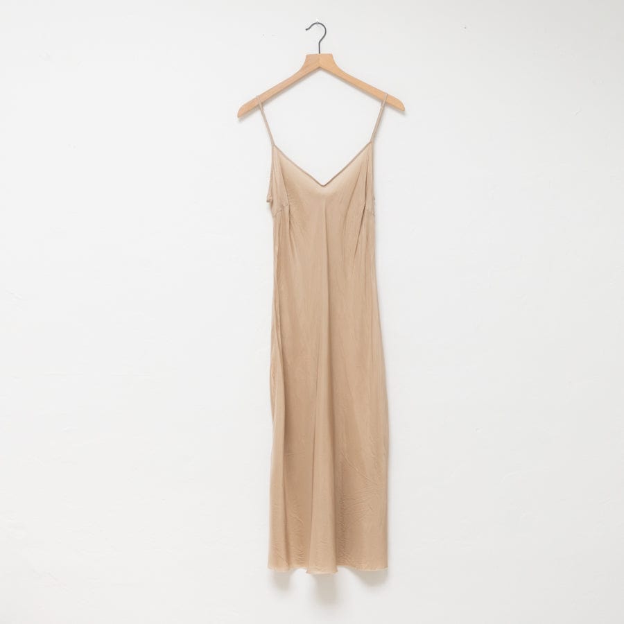 Organic John Patrick Dresses + Jumpsuits Extra Small Slip Dress Calf Length in Nude by Organic by John Patrick