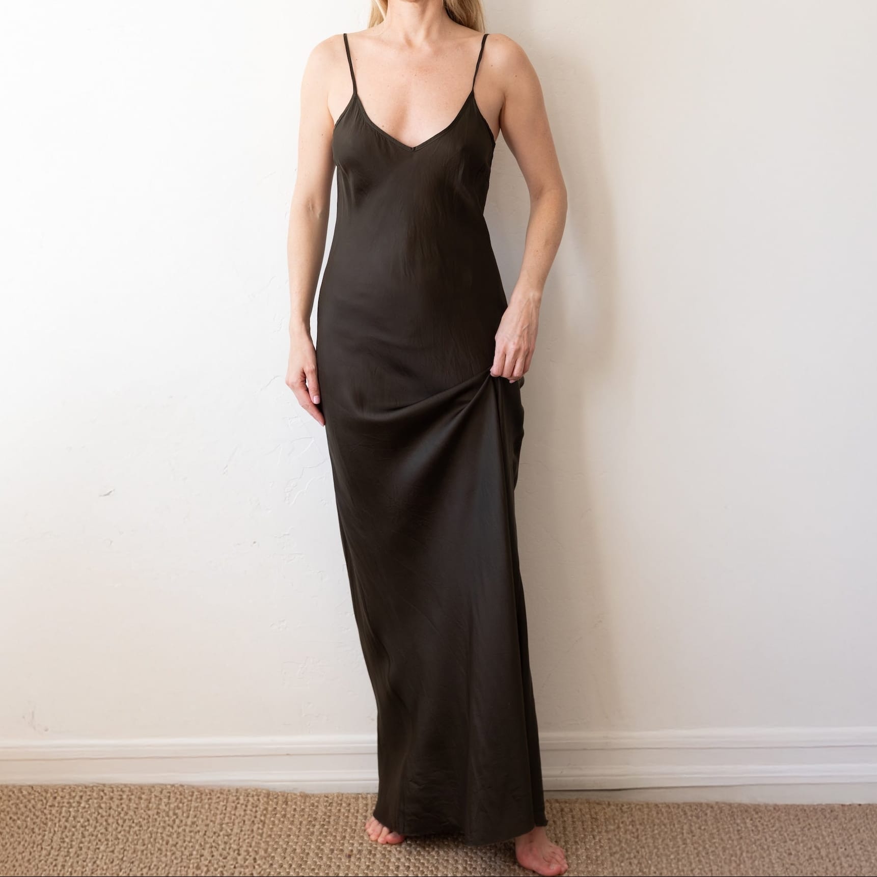 Slip Dress Ankle Length by Organic John Patrick Forest / Extra Small
