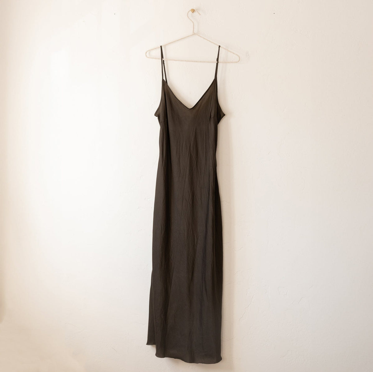 Slip Dress Calf Length by Organic John Patrick Black / Small Slip Dress Calf Length by Organic John Patrick Black / Small
