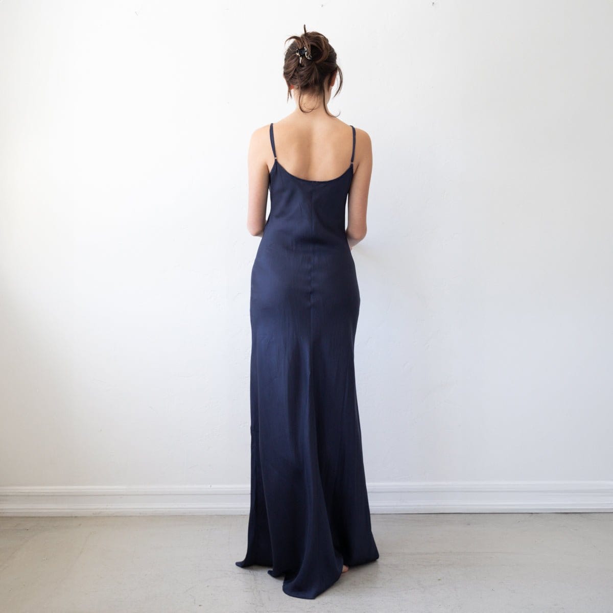 Organic John Patrick Dresses + Jumpsuits Slip Dress Ankle Length in Navy by Organic by John Patrick