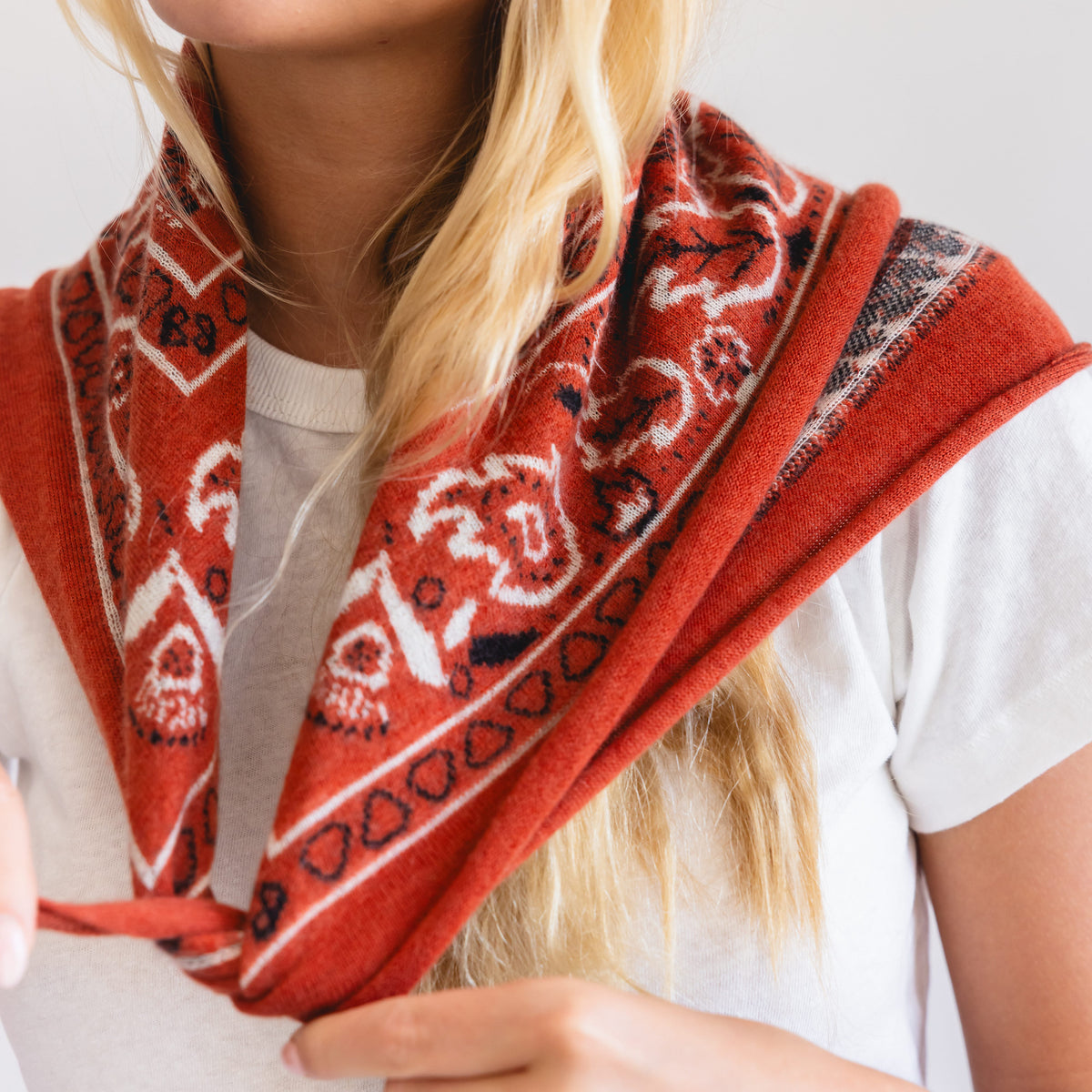 Organic John Patrick Scarves Cashmere Bandana by Organic John Patrick