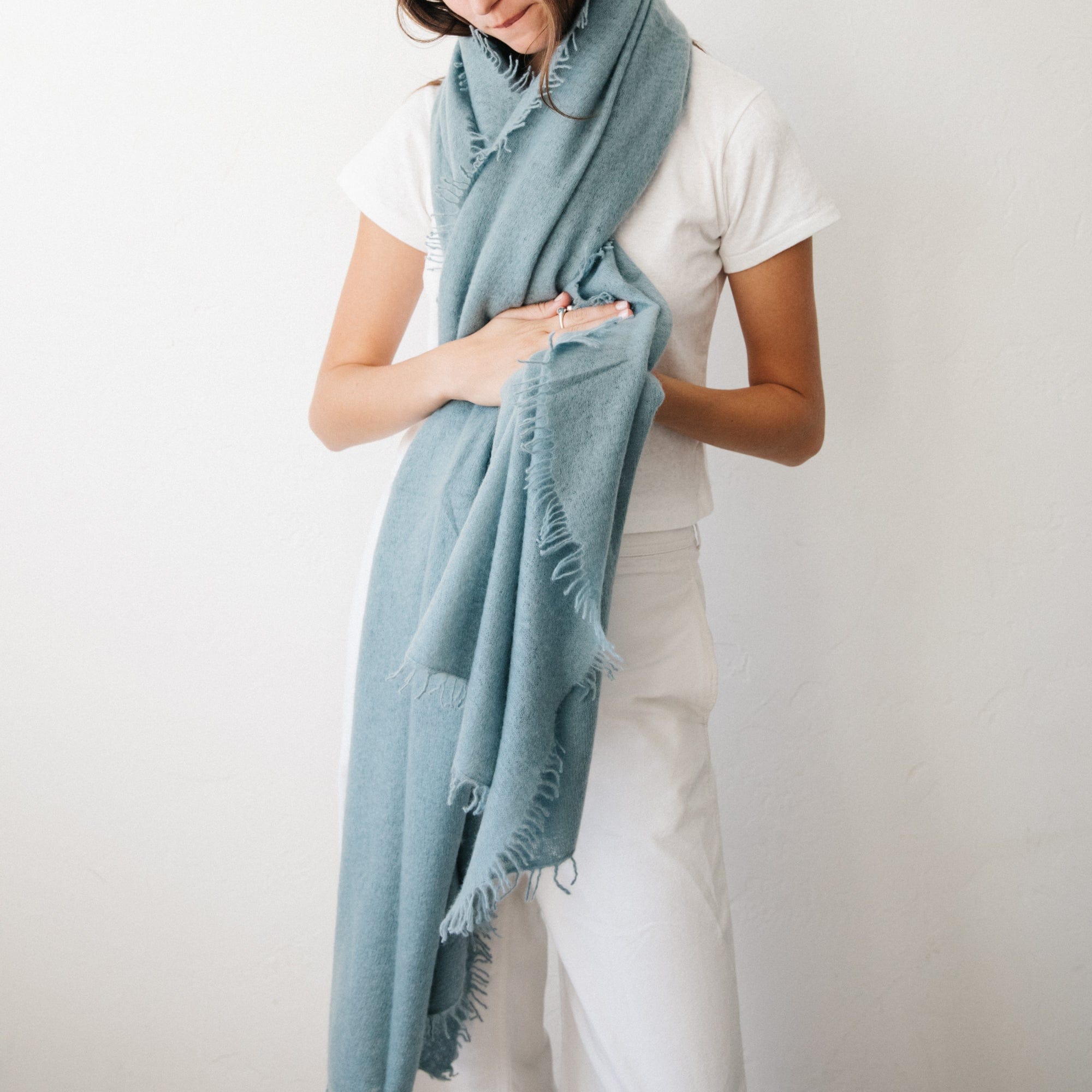 Organic John Patrick Scarves Cashmere Felted Scarf by Organic by John Patrick