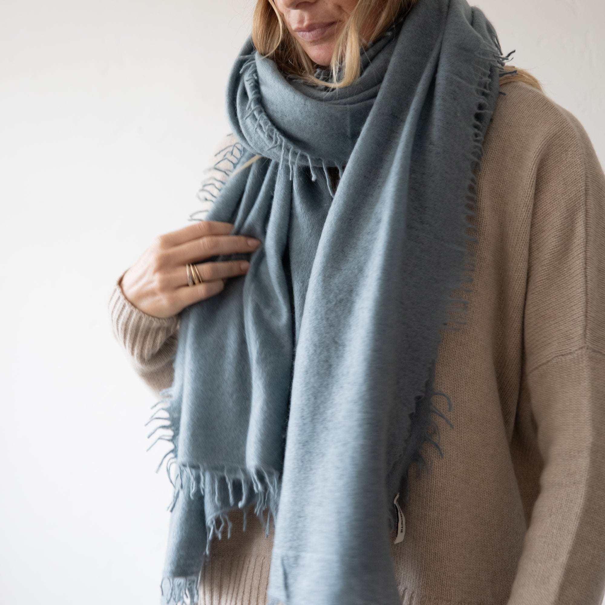 Organic John Patrick Scarves Cashmere Felted Scarf by Organic by John Patrick