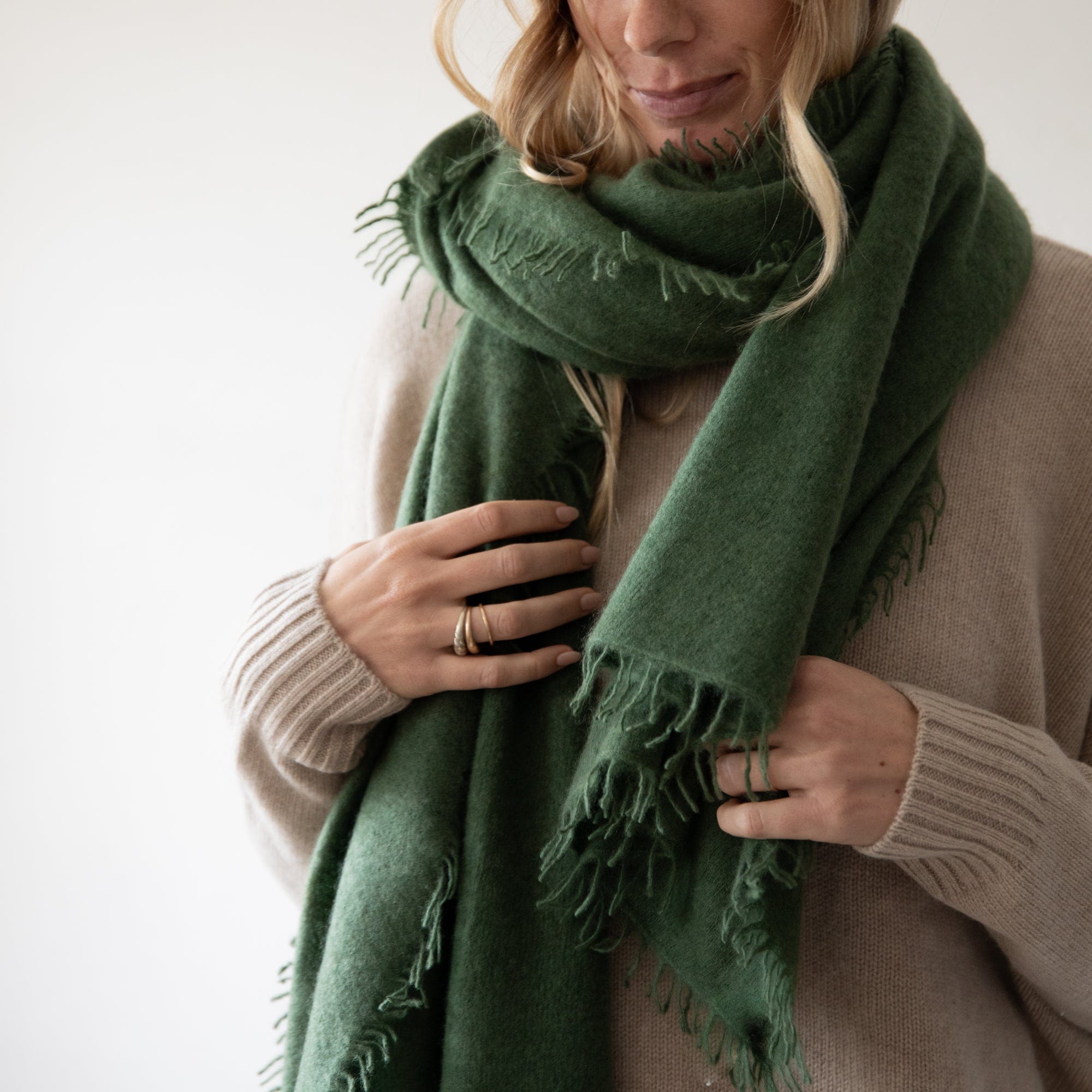 Organic John Patrick Scarves Cashmere Felted Scarf by Organic by John Patrick