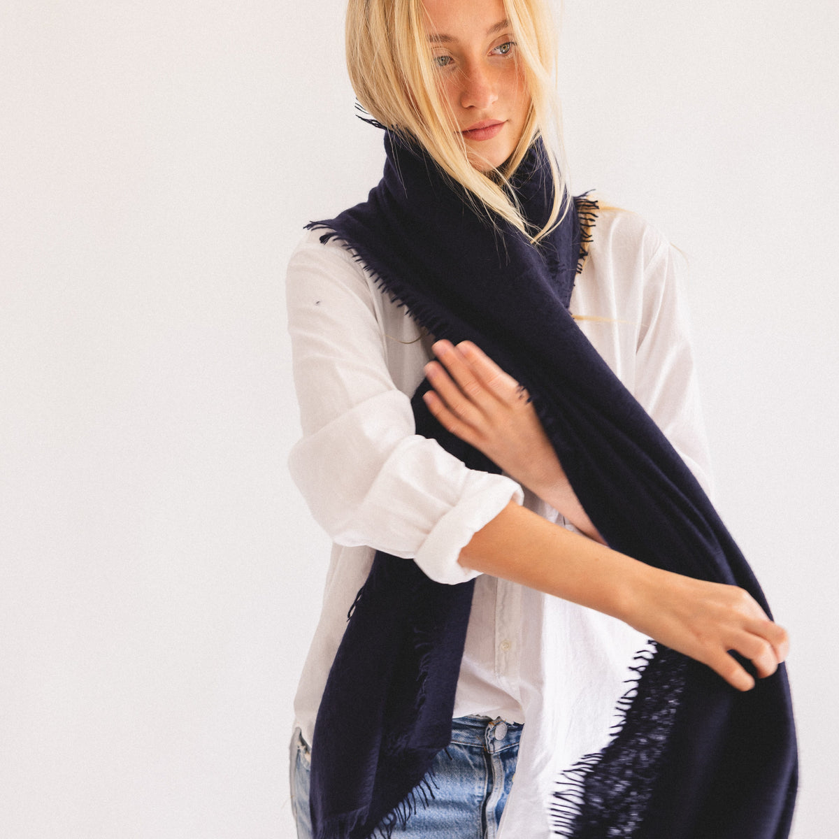 Organic John Patrick Scarves Cashmere Felted Scarf by Organic John Patrick