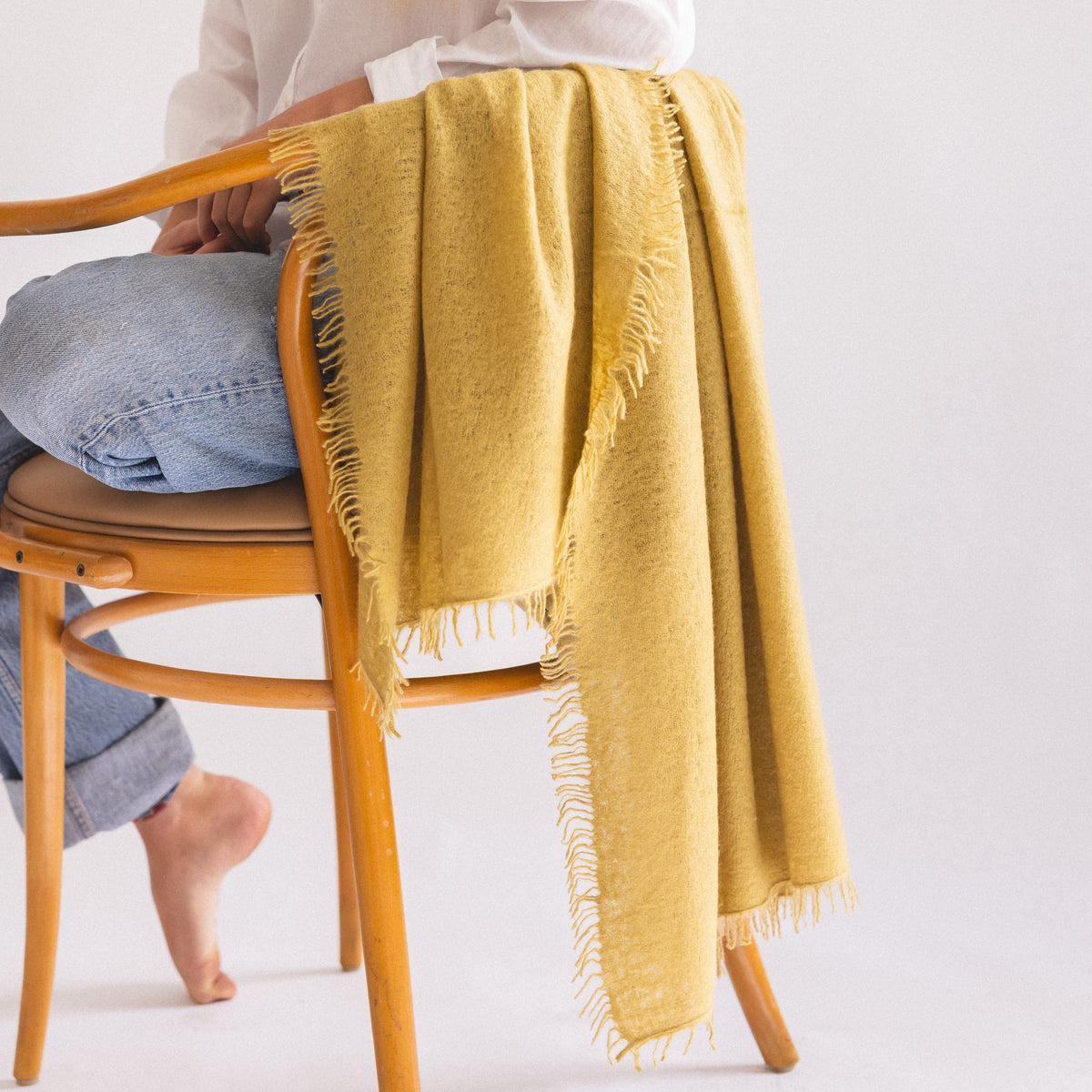 Organic John Patrick Scarves Cashmere Felted Scarf by Organic John Patrick
