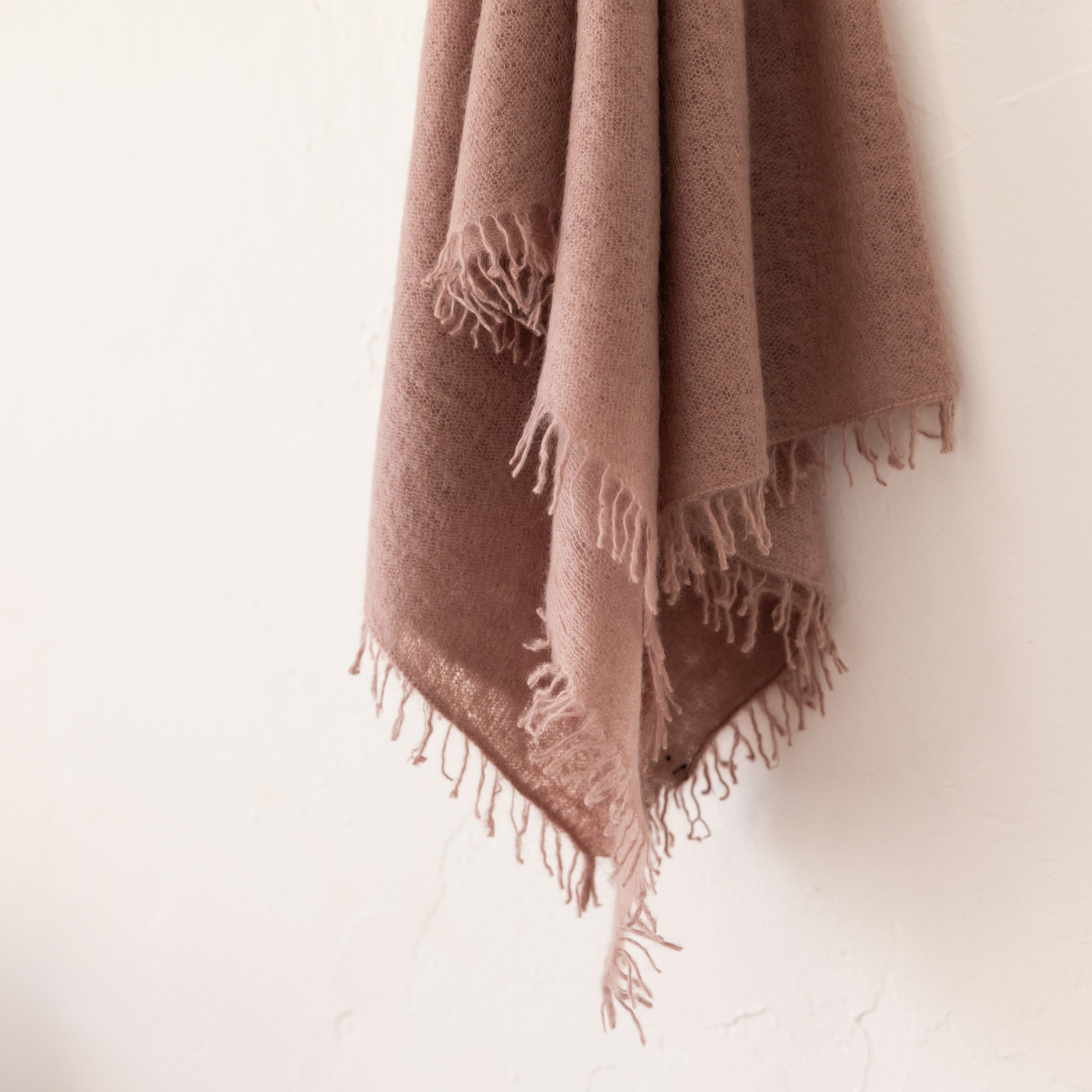 Organic John Patrick Scarves Fawn Cashmere Felted Triangle Scarf by Organic John Patrick