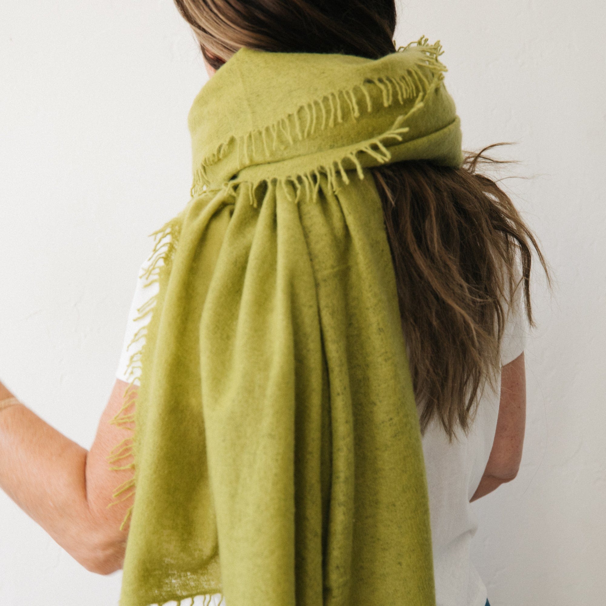 Organic John Patrick Scarves Lentil Sprout Cashmere Felted Scarf by Organic by John Patrick