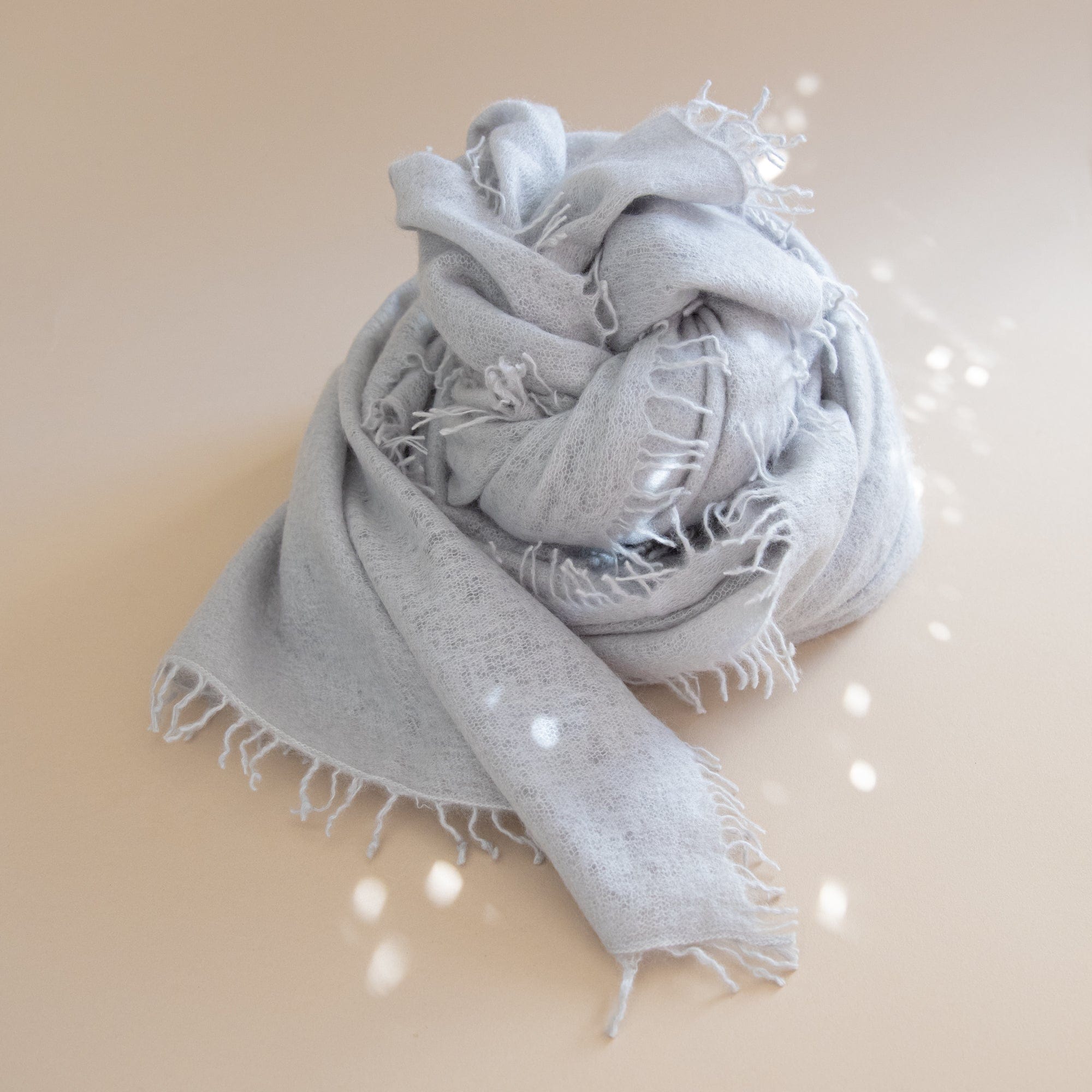 Organic John Patrick Scarves Oyster Mushroom Cashmere Felted Scarf by Organic by John Patrick