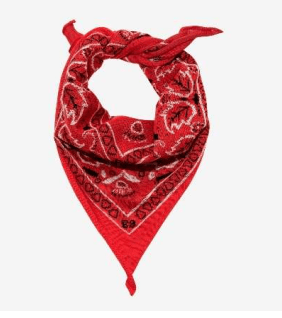 Organic John Patrick Scarves Red Cashmere Bandana by Organic by John Patrick