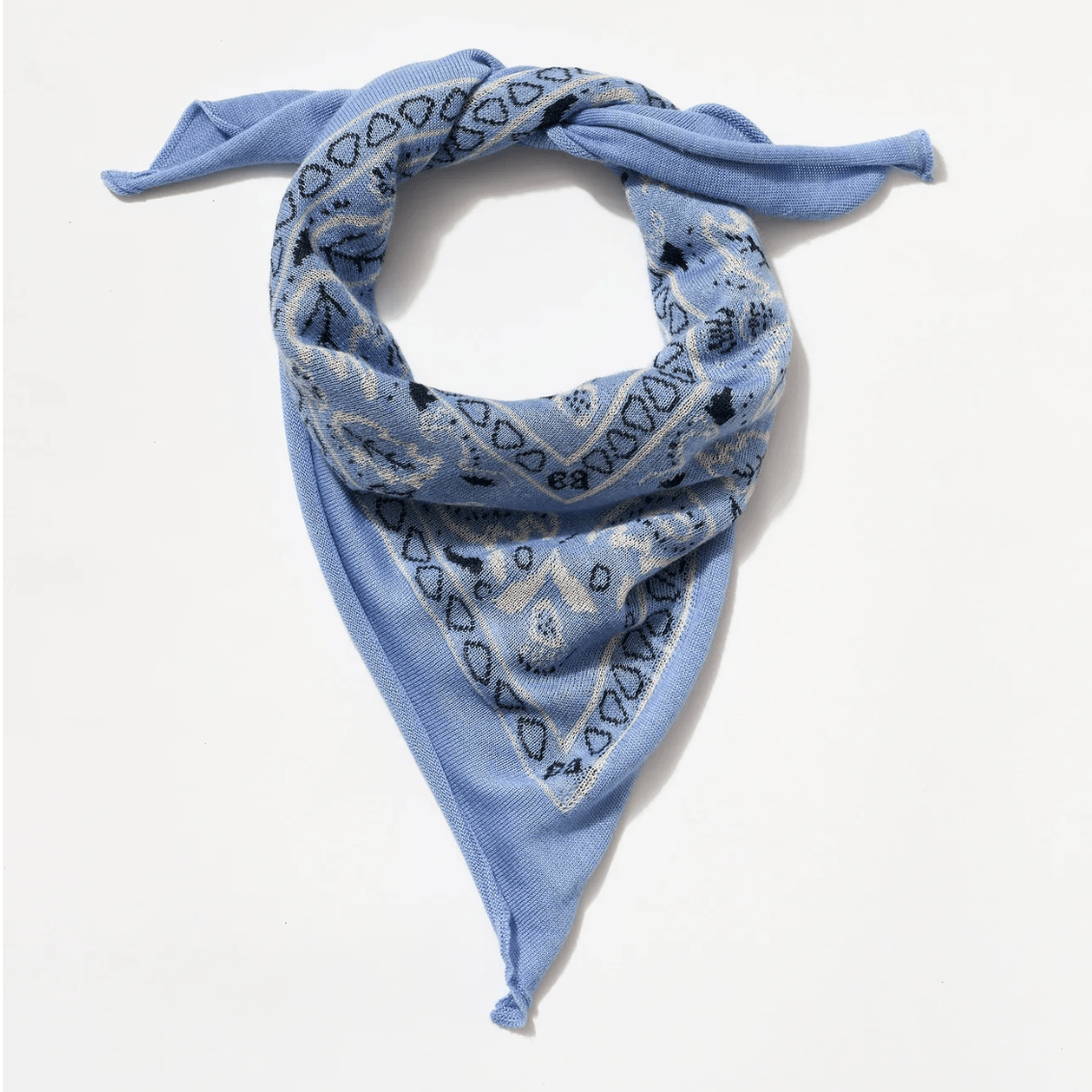 Organic John Patrick Scarves Sky Cashmere Bandana by Organic John Patrick