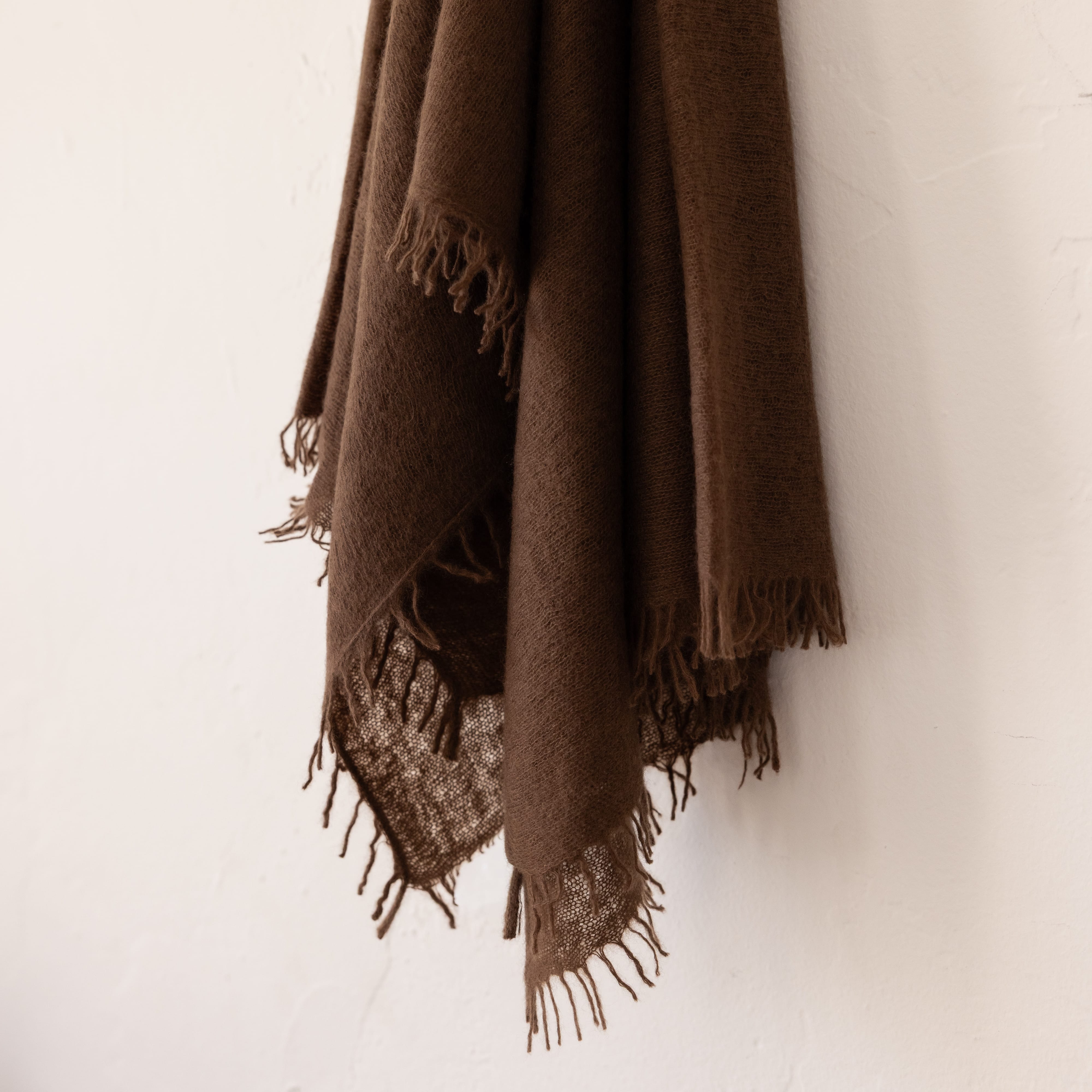 Organic John Patrick Scarves Tiramisu Cashmere Felted Triangle Scarf by Organic John Patrick