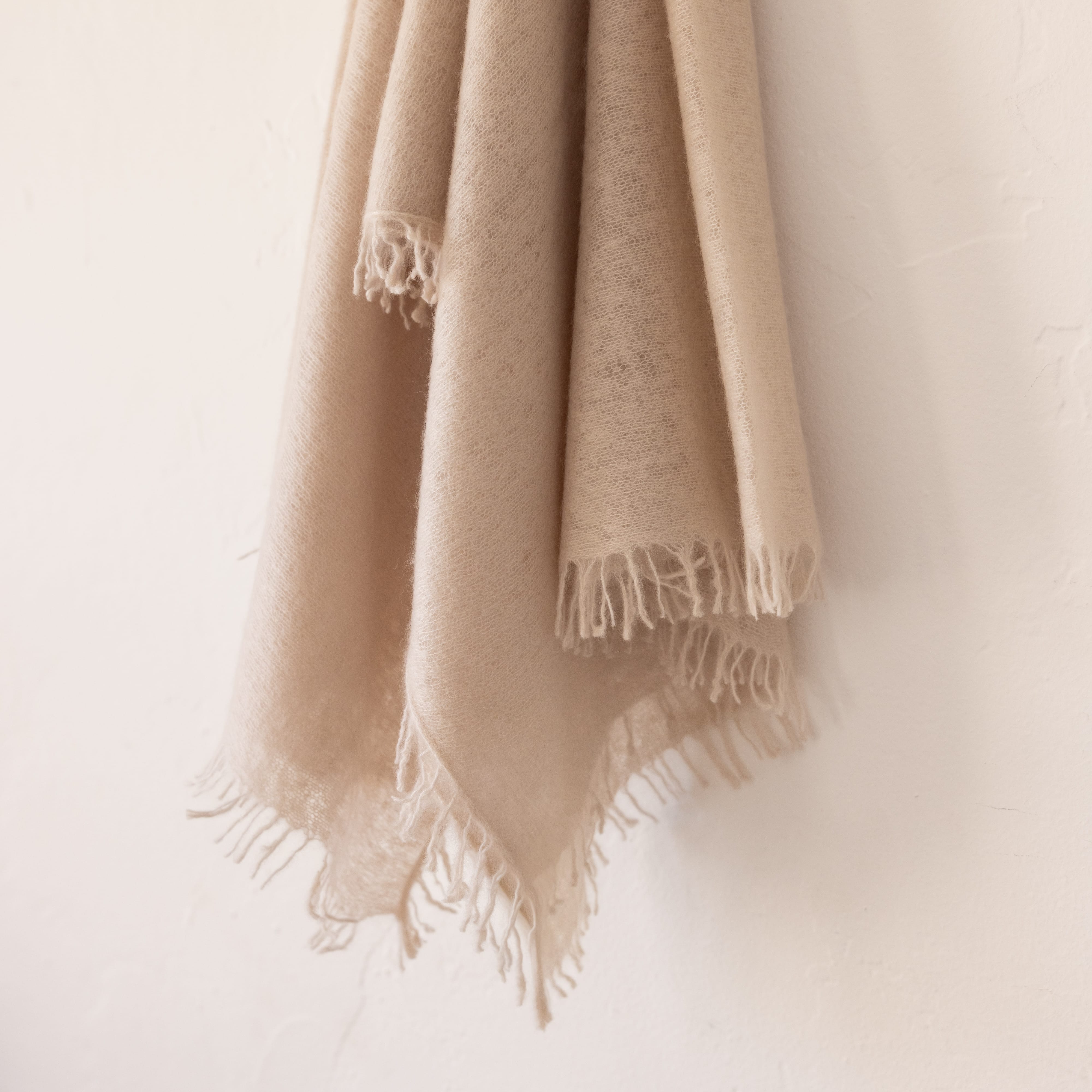 Organic John Patrick Scarves Tofu Cashmere Felted Triangle Scarf by Organic John Patrick