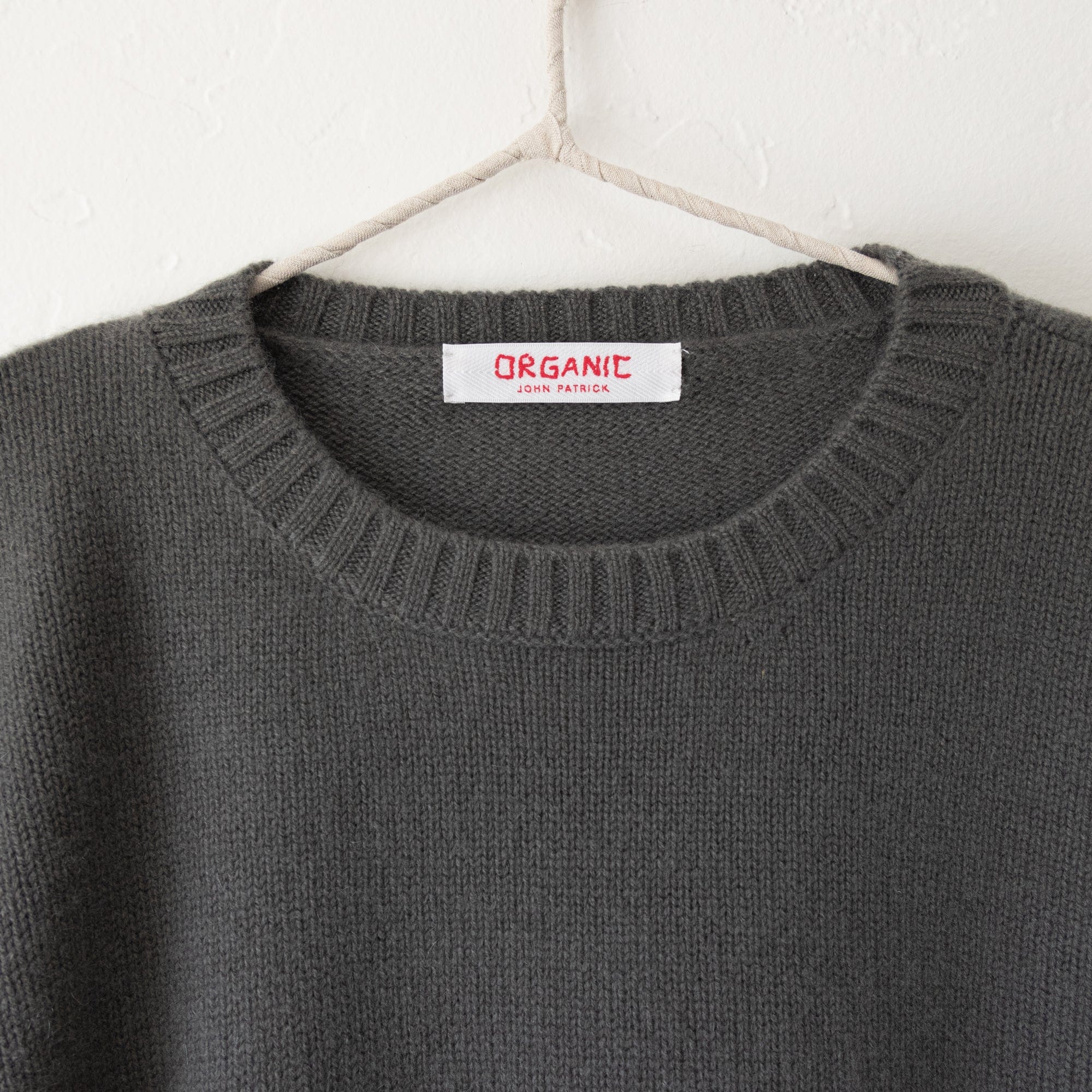 Organic John Patrick Sweaters Anthracite / X-Small Cashmere Wide Pullover by Organic John Patrick