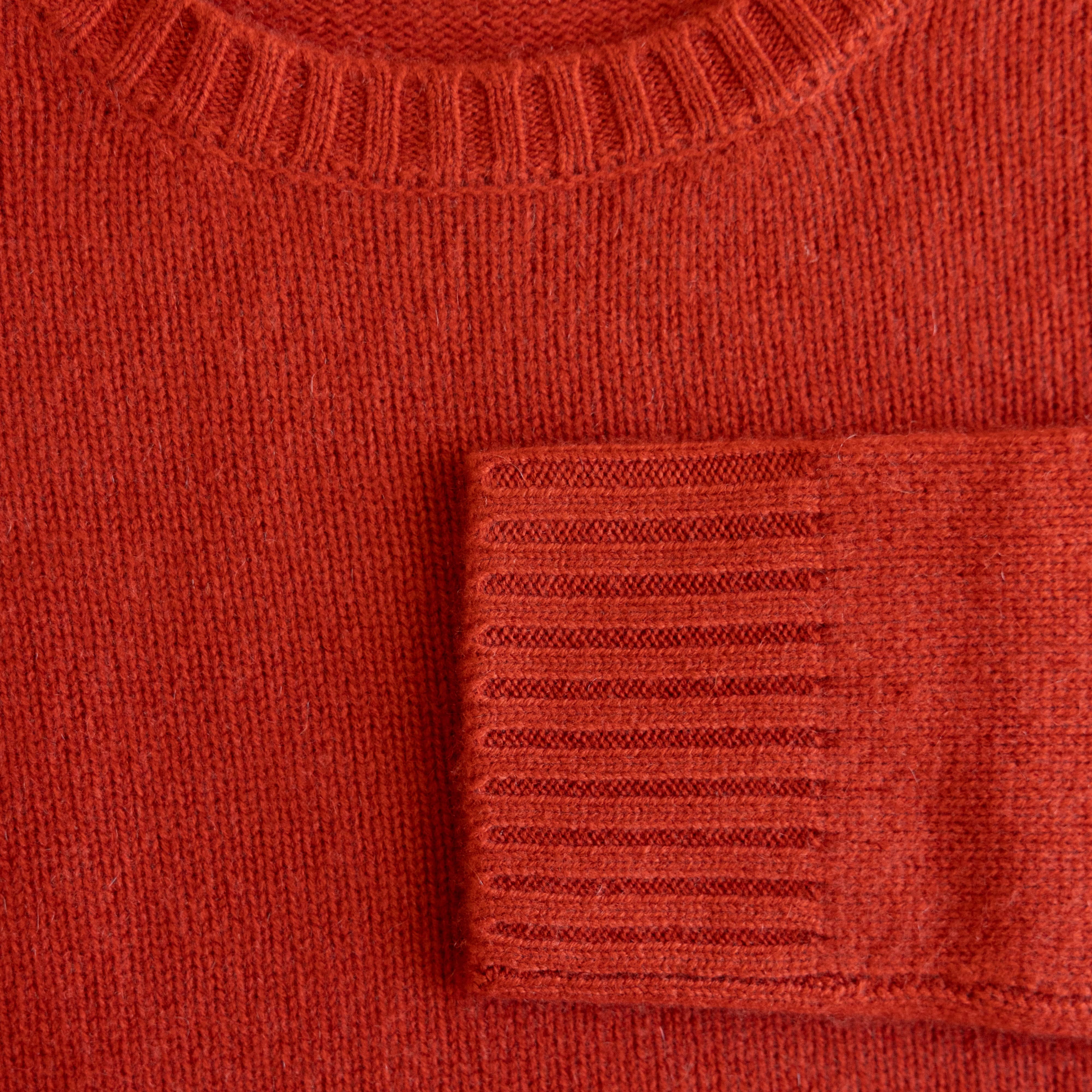 Organic John Patrick Sweaters Apricot / X-Small Cashmere Wide Pullover by Organic John Patrick
