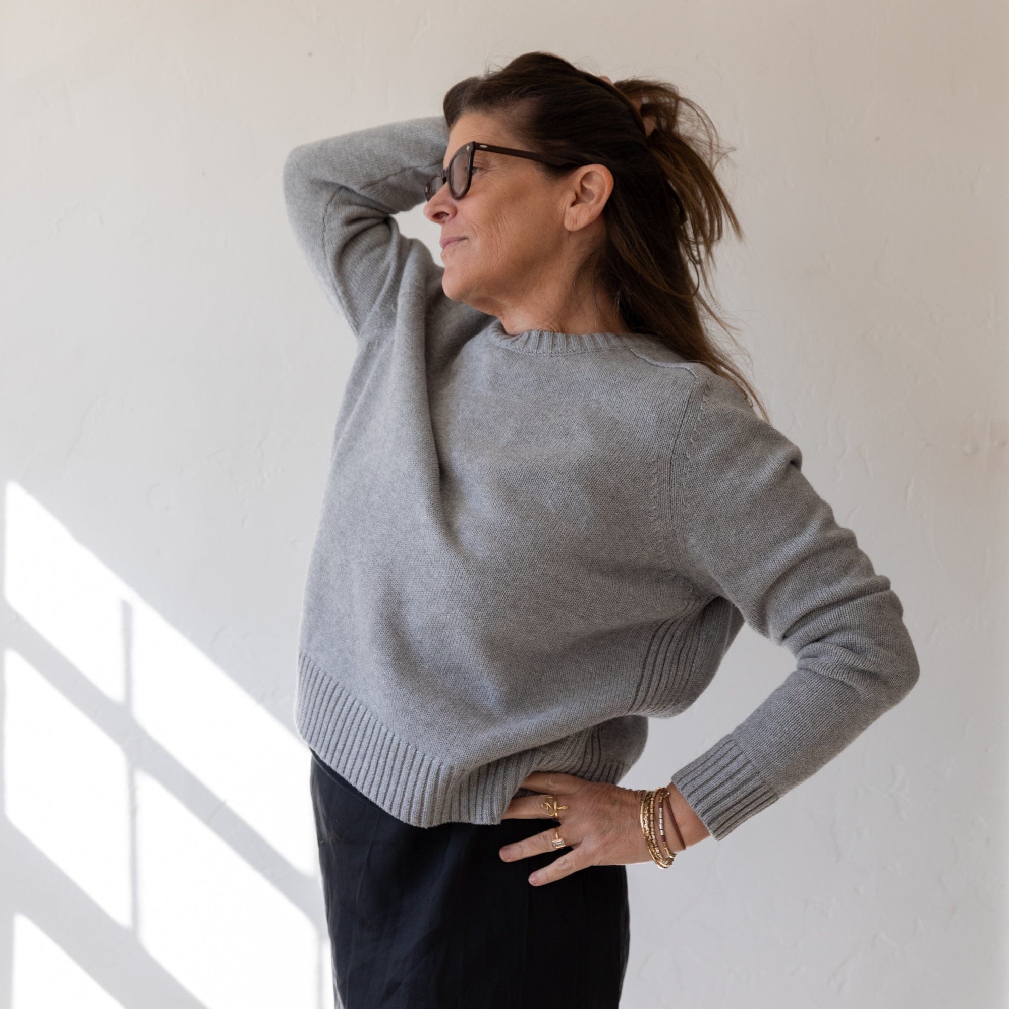 Organic John Patrick Sweaters Cashmere + Cotton Sweater by Organic by John Patrick