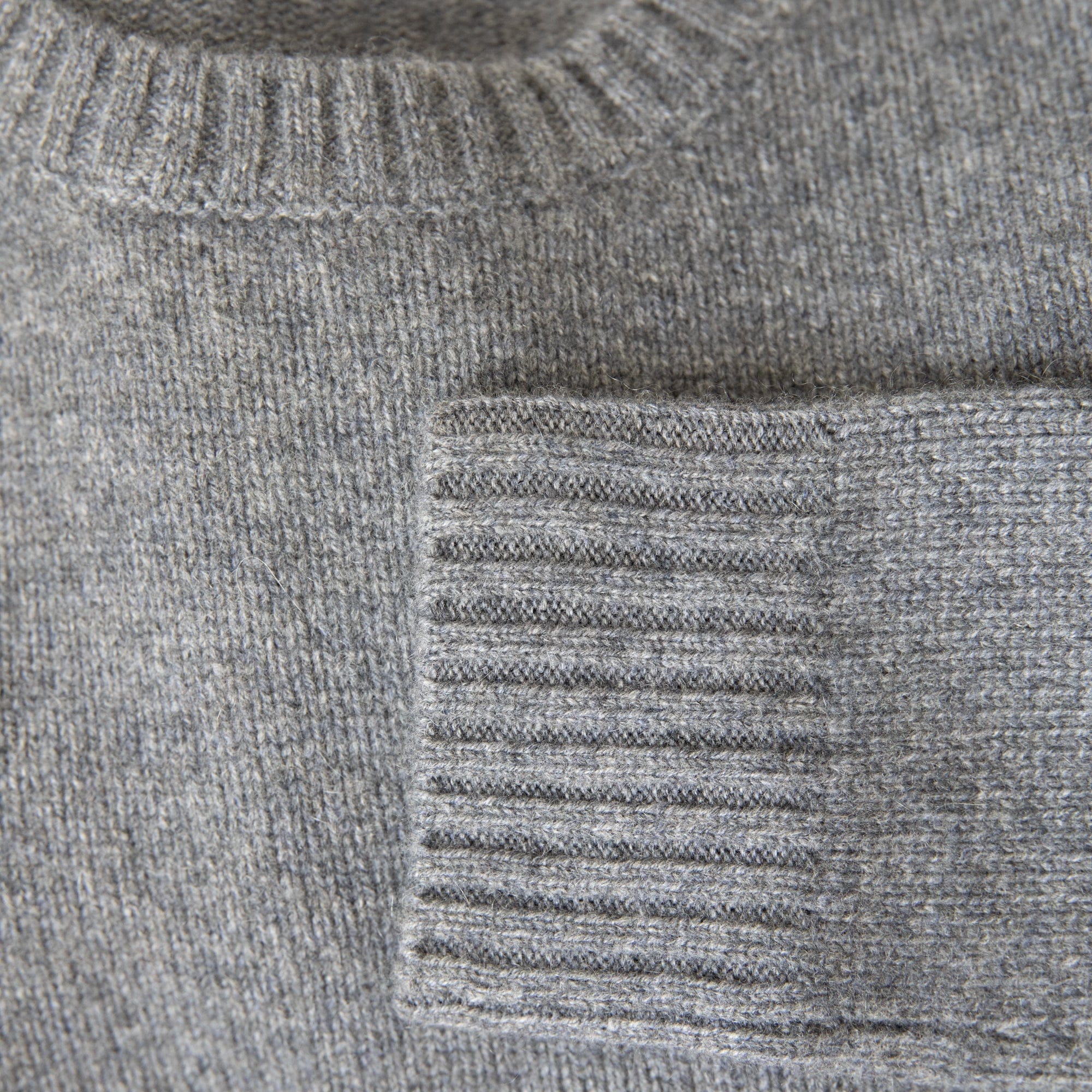 Organic John Patrick Sweaters Charcoal / X-Small Cashmere Wide Pullover by Organic John Patrick
