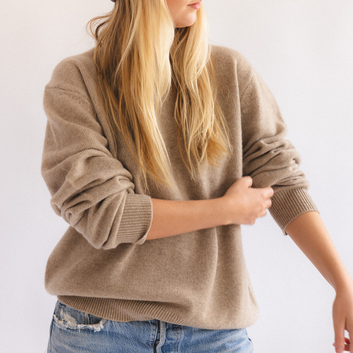 Organic John Patrick Sweaters Oversized Cashmere Pullover by Organic John Patrick