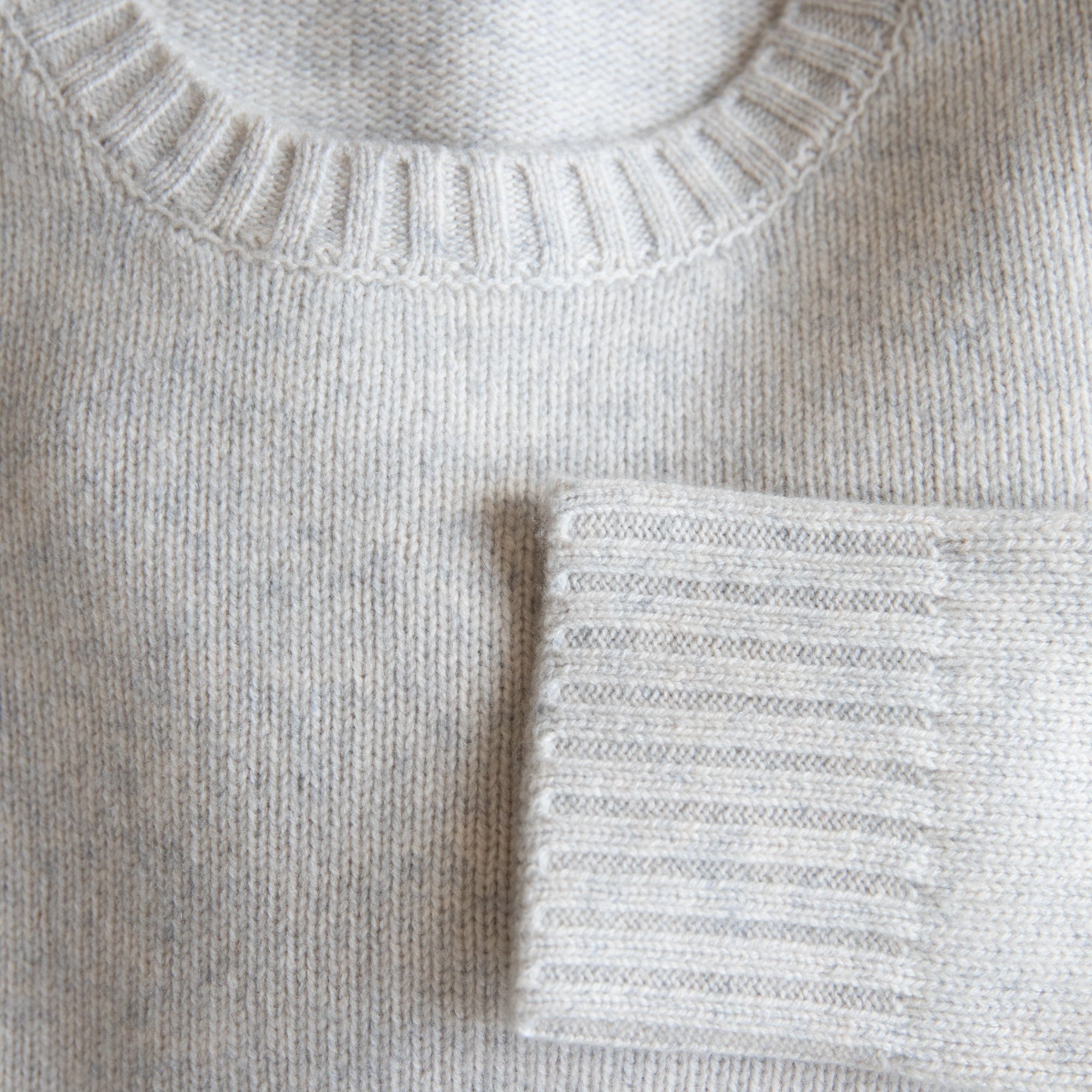 Organic John Patrick Sweaters Sweatshirt Grey / X-Small Cashmere Wide Pullover by Organic John Patrick