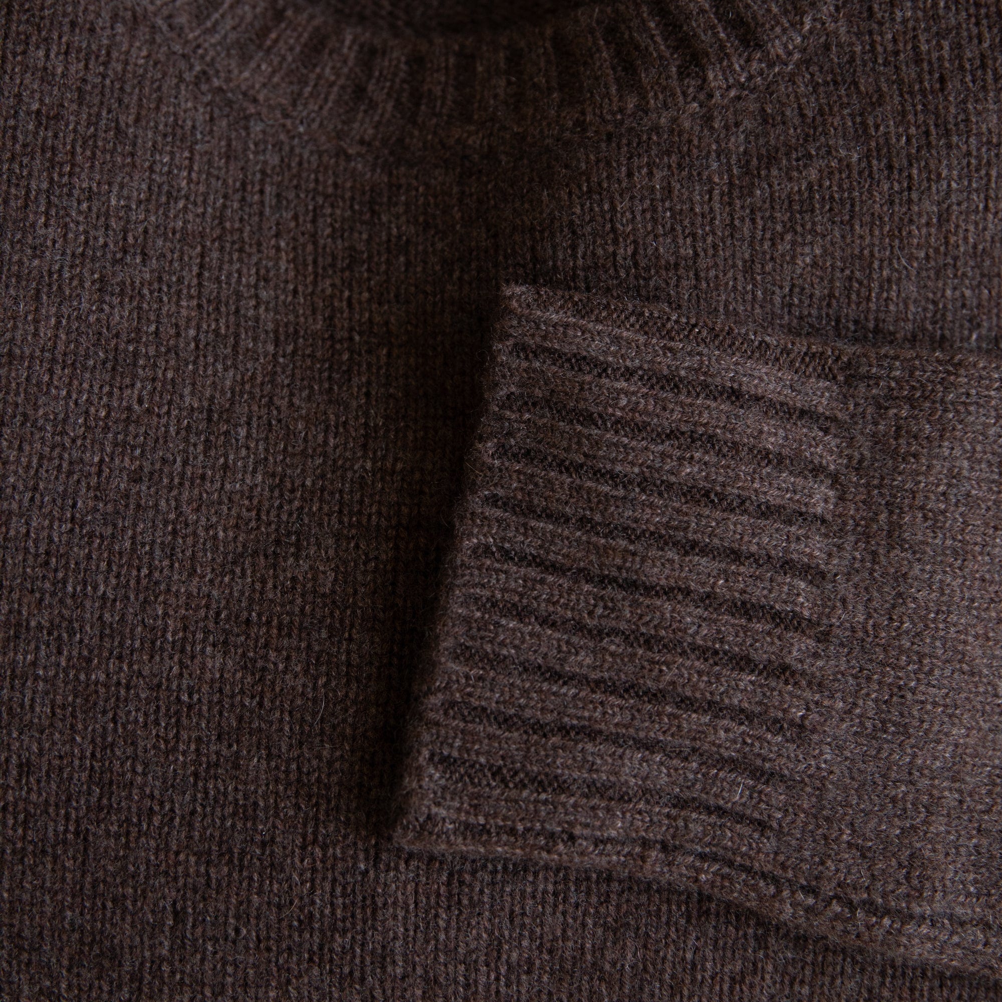 Organic John Patrick Sweaters Truffle / X-Small Cashmere Wide Pullover by Organic John Patrick