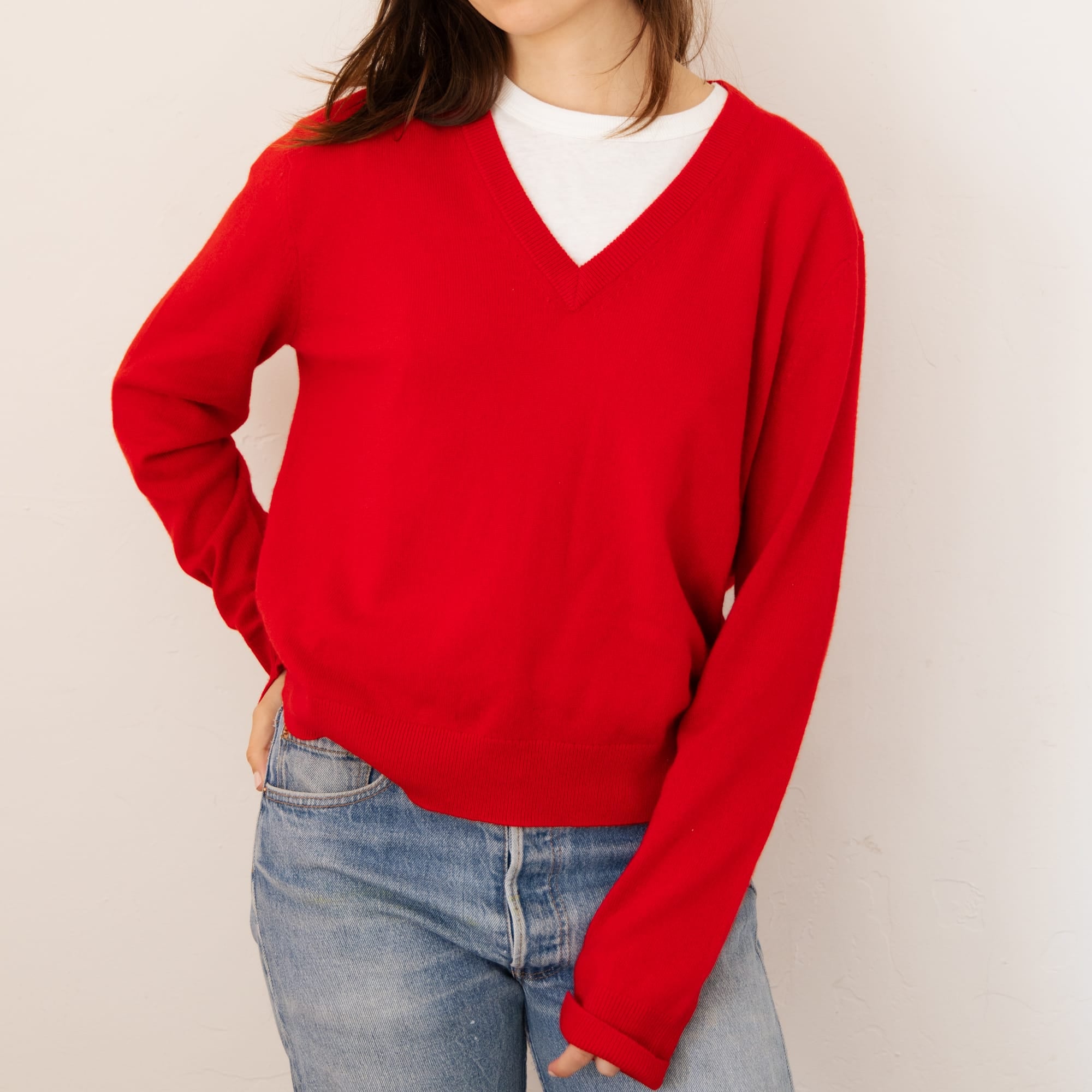 Organic John Patrick Sweaters V Neck Cashmere Pullover by Organic John Patrick