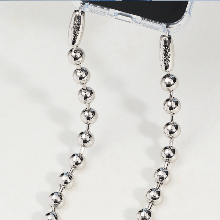 Ossa New York Tech Accessories Silver / Large Wristlet iPhone Cord in Ballchain by Ossa