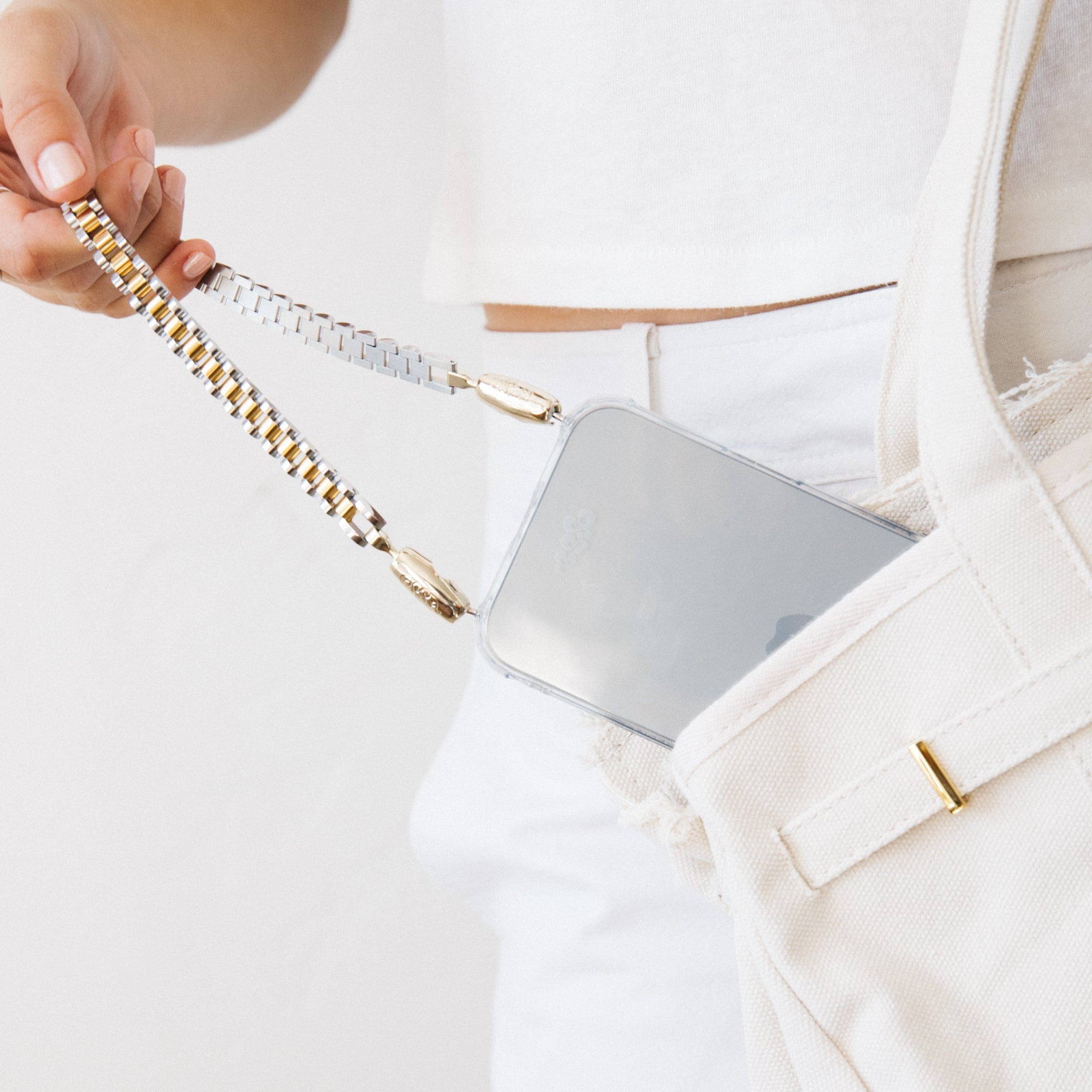 Wristlet Phone Cord in Watchband by Ossa