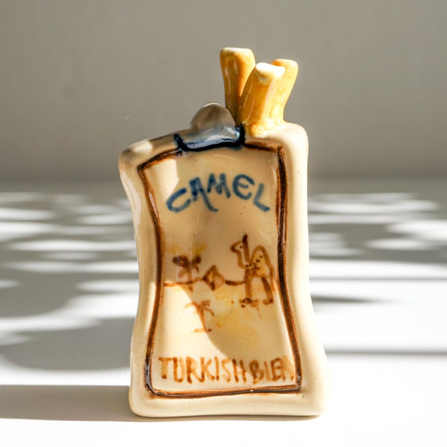 Pot Lady Objects Camel Ceramic Cigarettes