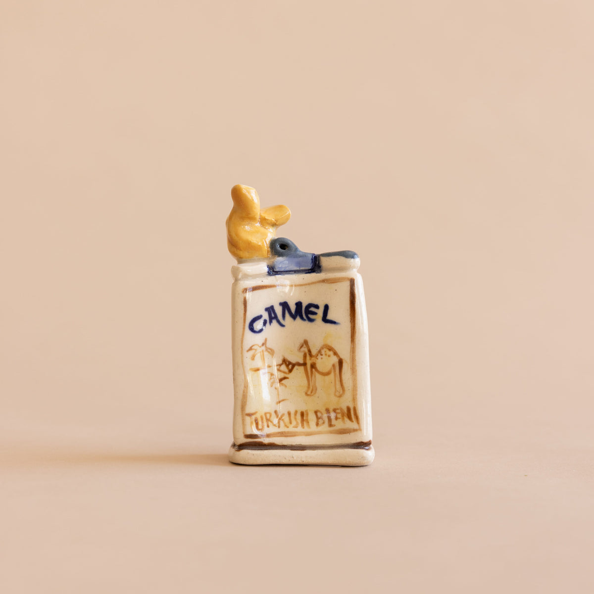 Pot Lady Objects Camel Ceramic Cigarettes