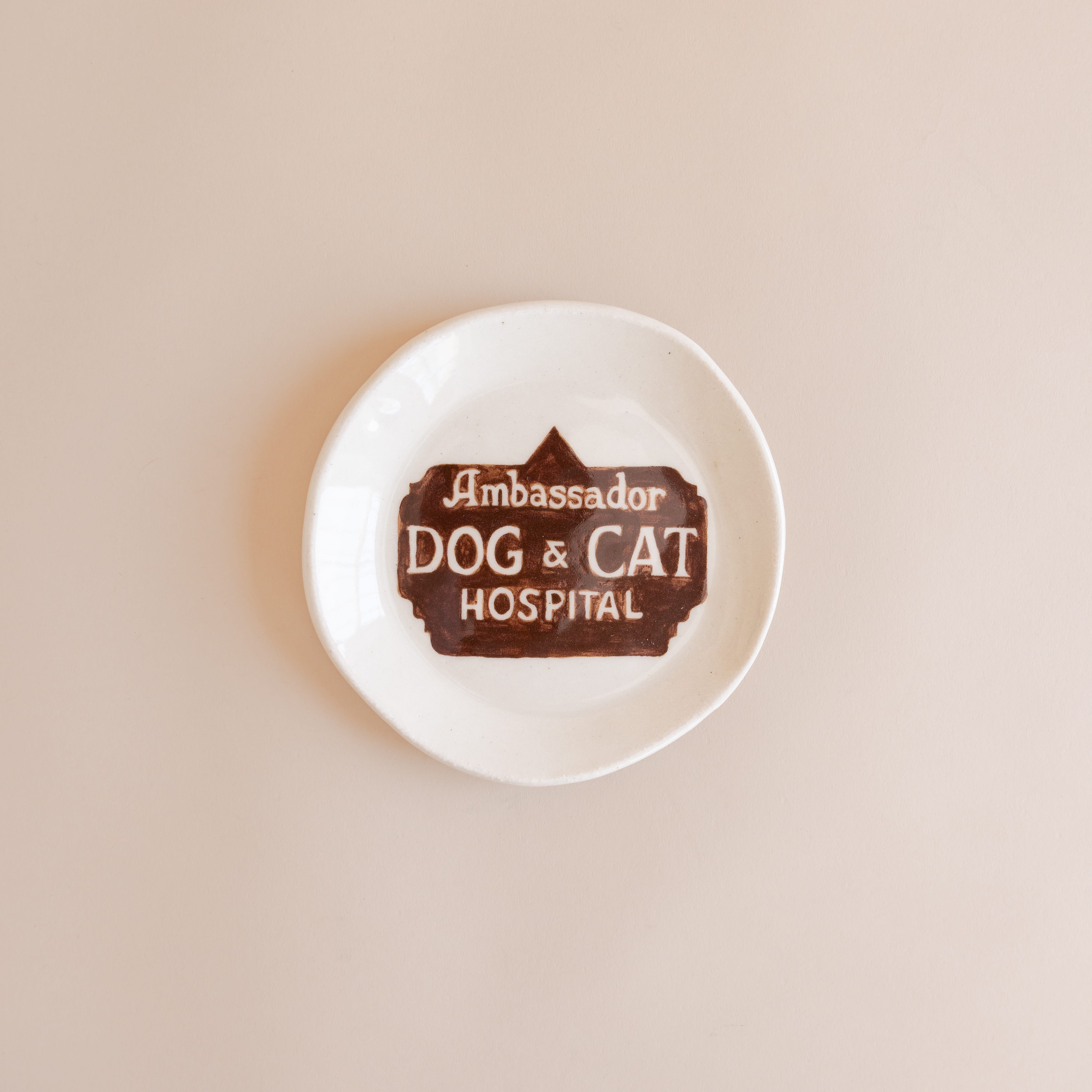 Pot Lady Trays + Catchalls Ambassador Dog & Cat Hospital Los Angeles Landmark Dish