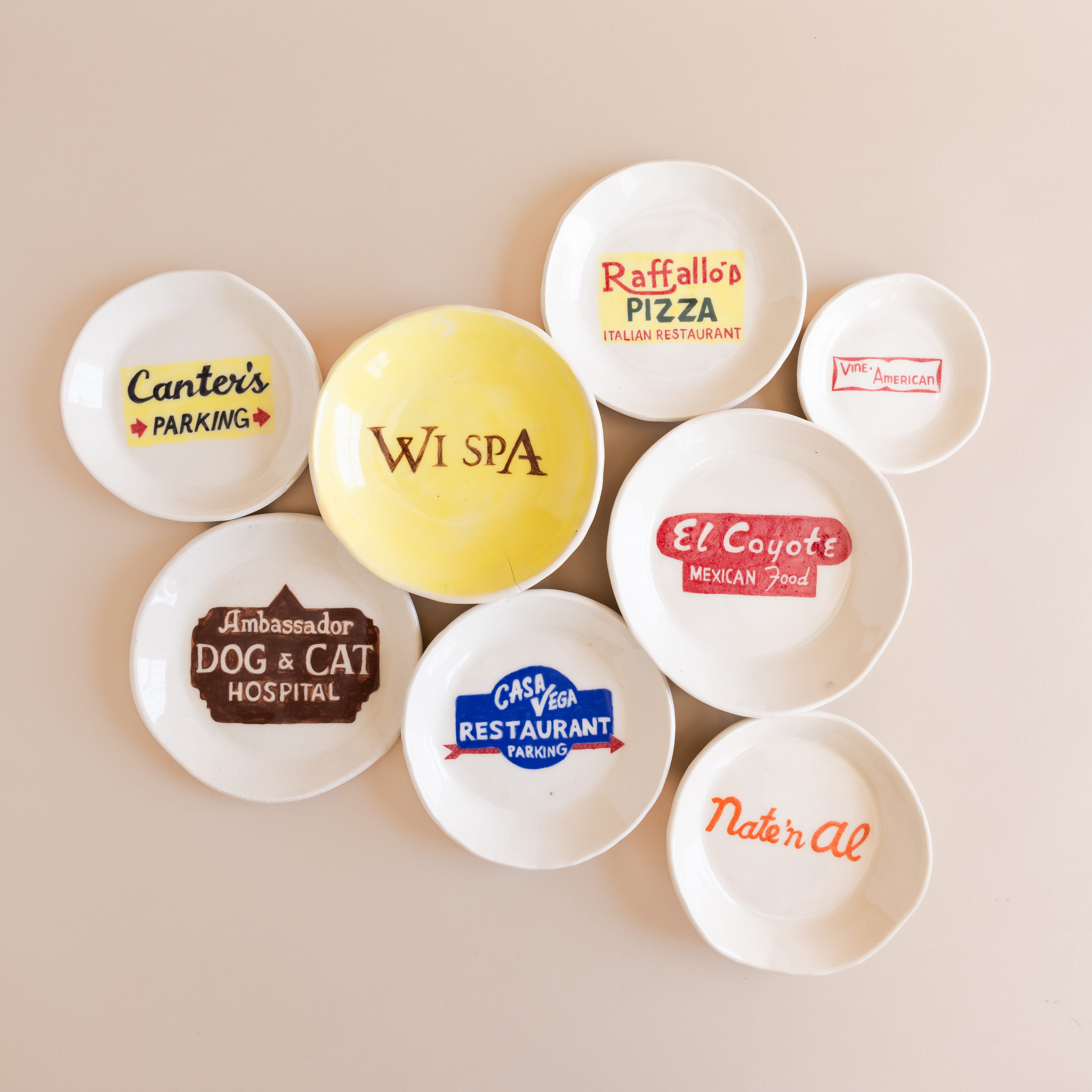 Pot Lady Trays + Catchalls Los Angeles Landmark Dish