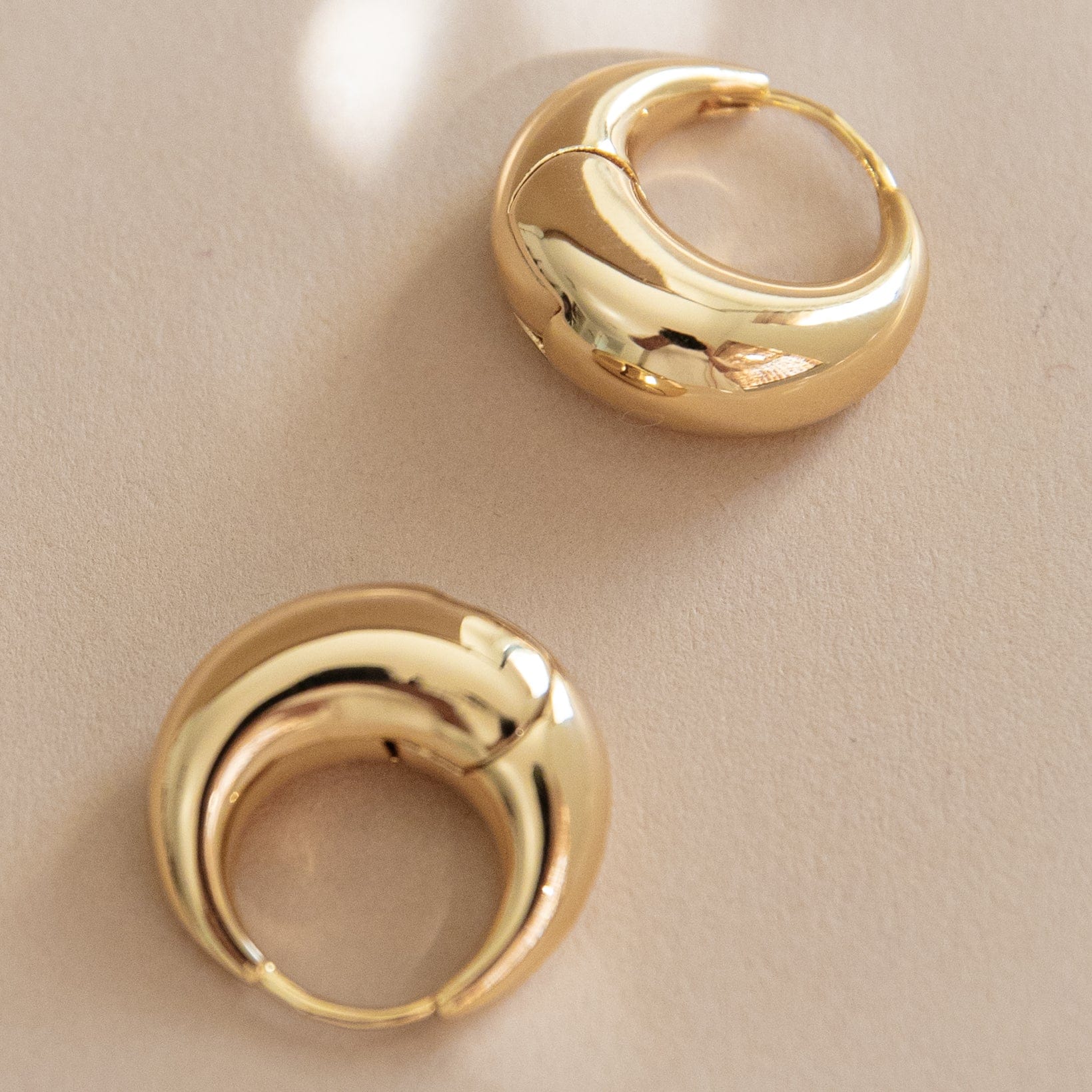 Rachel Comey Earrings Gold Alpha Hoops by Rachel Comey